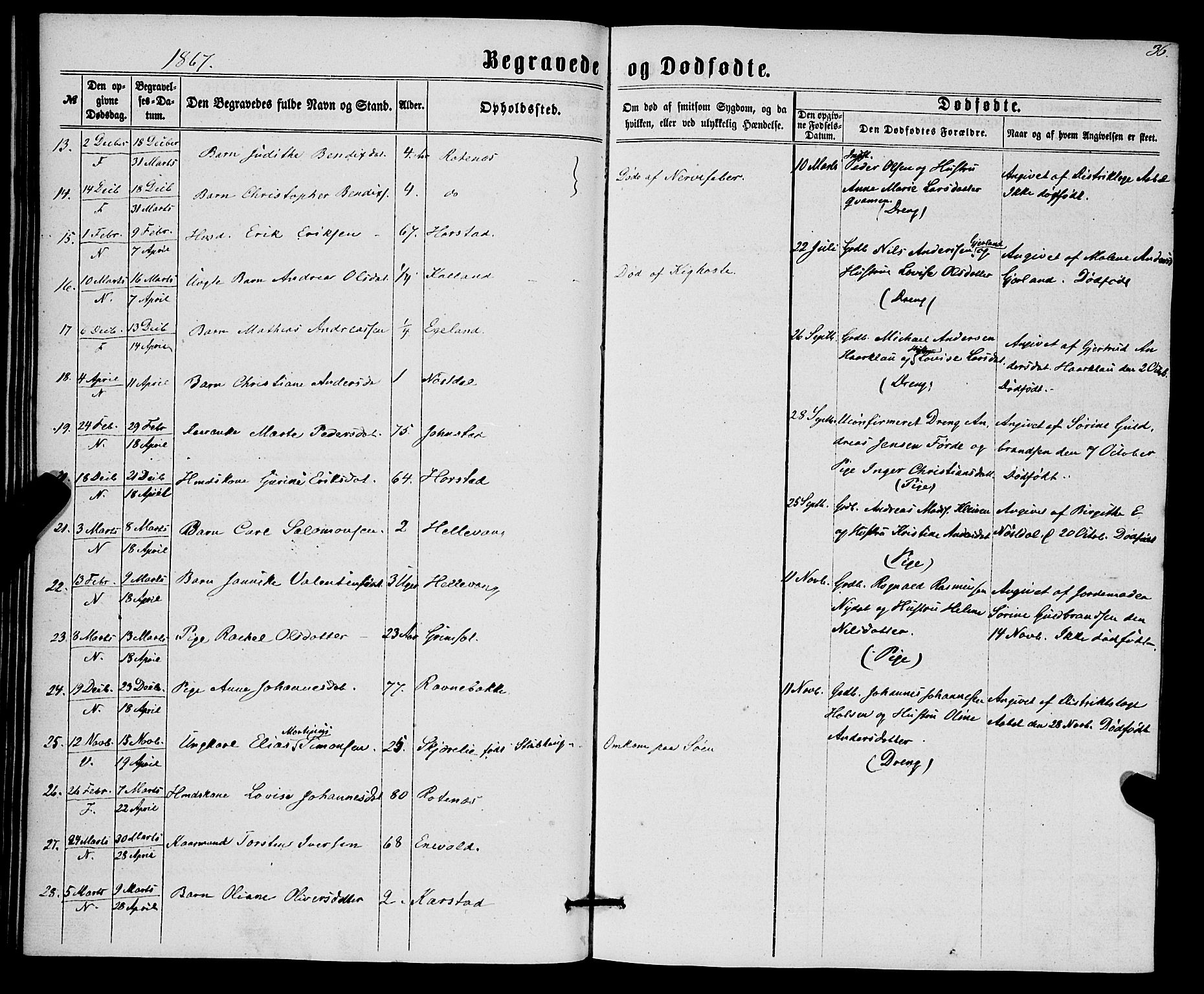Førde sokneprestembete, SAB/A-79901/H/Haa/Haaa/L0010: Parish register (official) no. A 10, 1861-1876, p. 36
