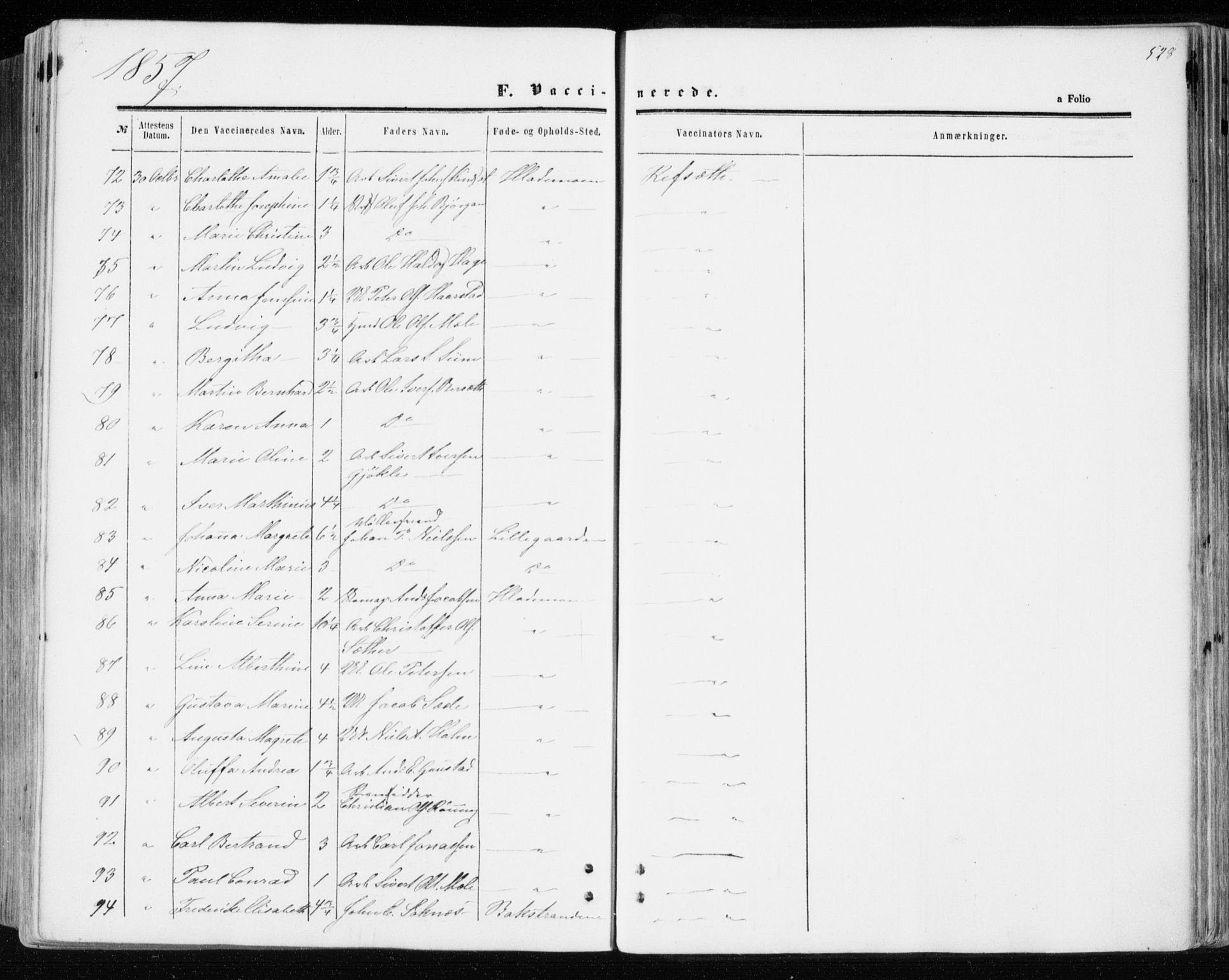 Ministerialprotokoller, klokkerbøker og fødselsregistre - Sør-Trøndelag, AV/SAT-A-1456/606/L0292: Parish register (official) no. 606A07, 1856-1865, p. 528