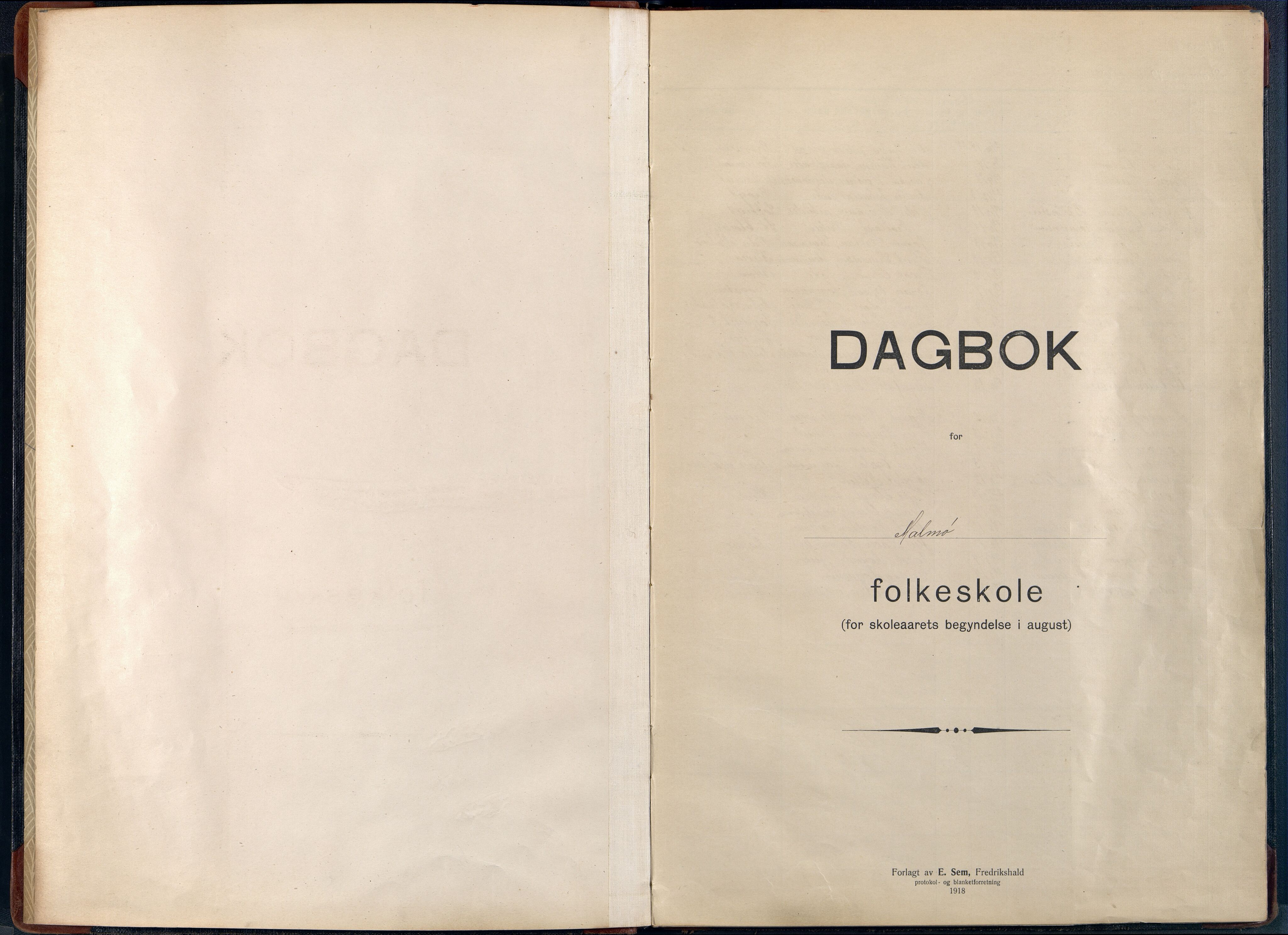 Mandal By - Mandal Allmueskole/Folkeskole/Skole, ARKSOR/1002MG551/I/L0039: Dagbok, 1920-1932