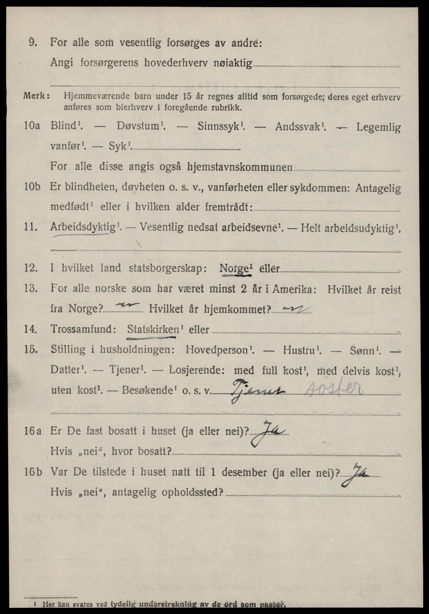 SAT, 1920 census for Gjemnes, 1920, p. 1205