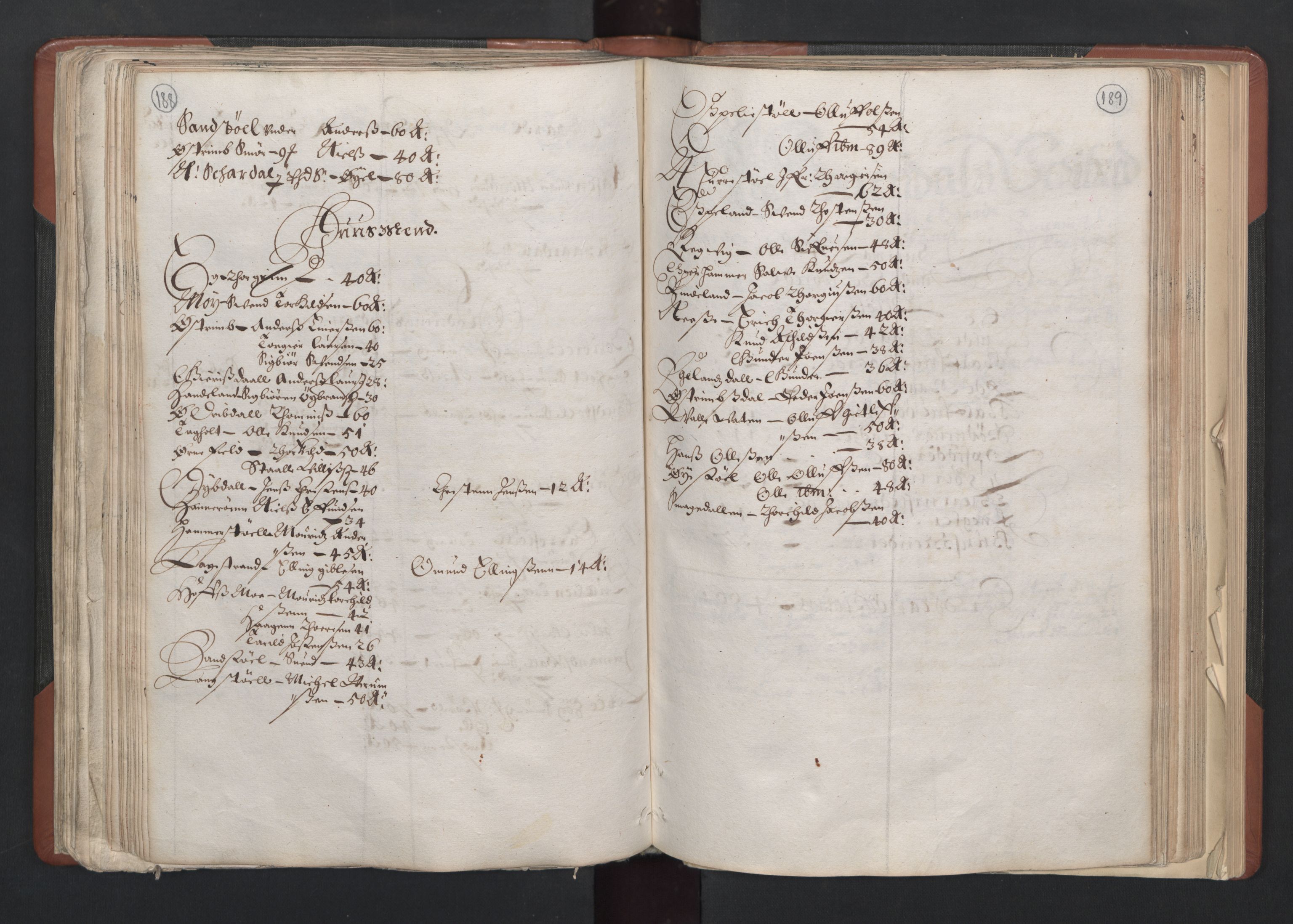 RA, Bailiff's Census 1664-1666, no. 11: Jæren and Dalane fogderi, 1664, p. 188-189