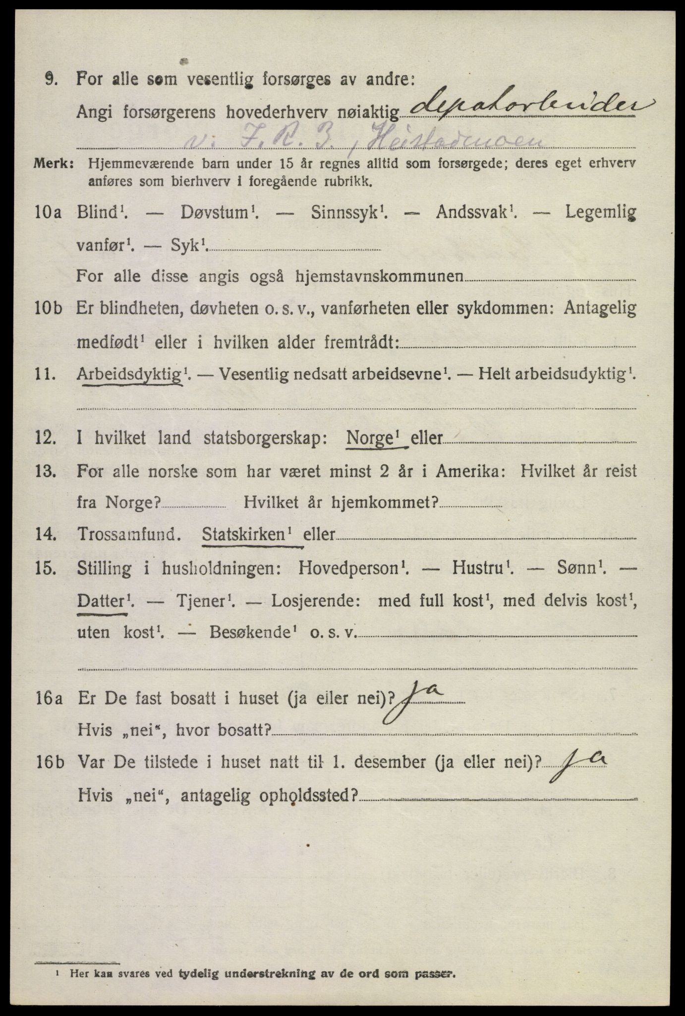 SAKO, 1920 census for Øvre Sandsvær, 1920, p. 1373
