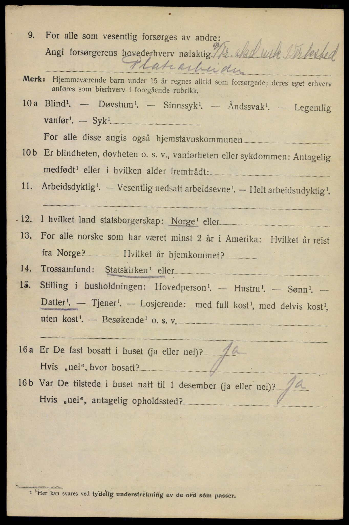 SAO, 1920 census for Fredrikstad, 1920, p. 38920