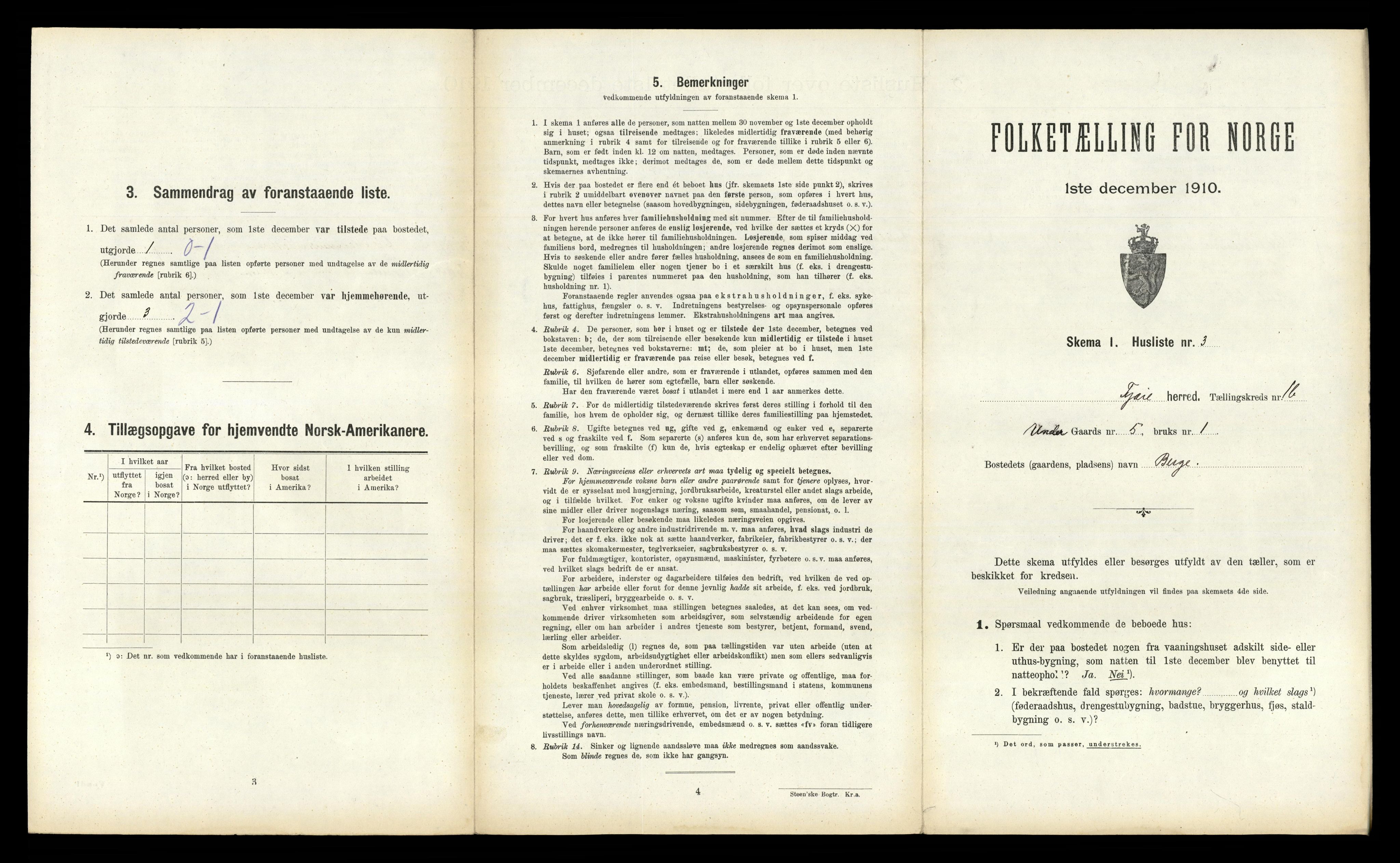 RA, 1910 census for Fjære, 1910, p. 243