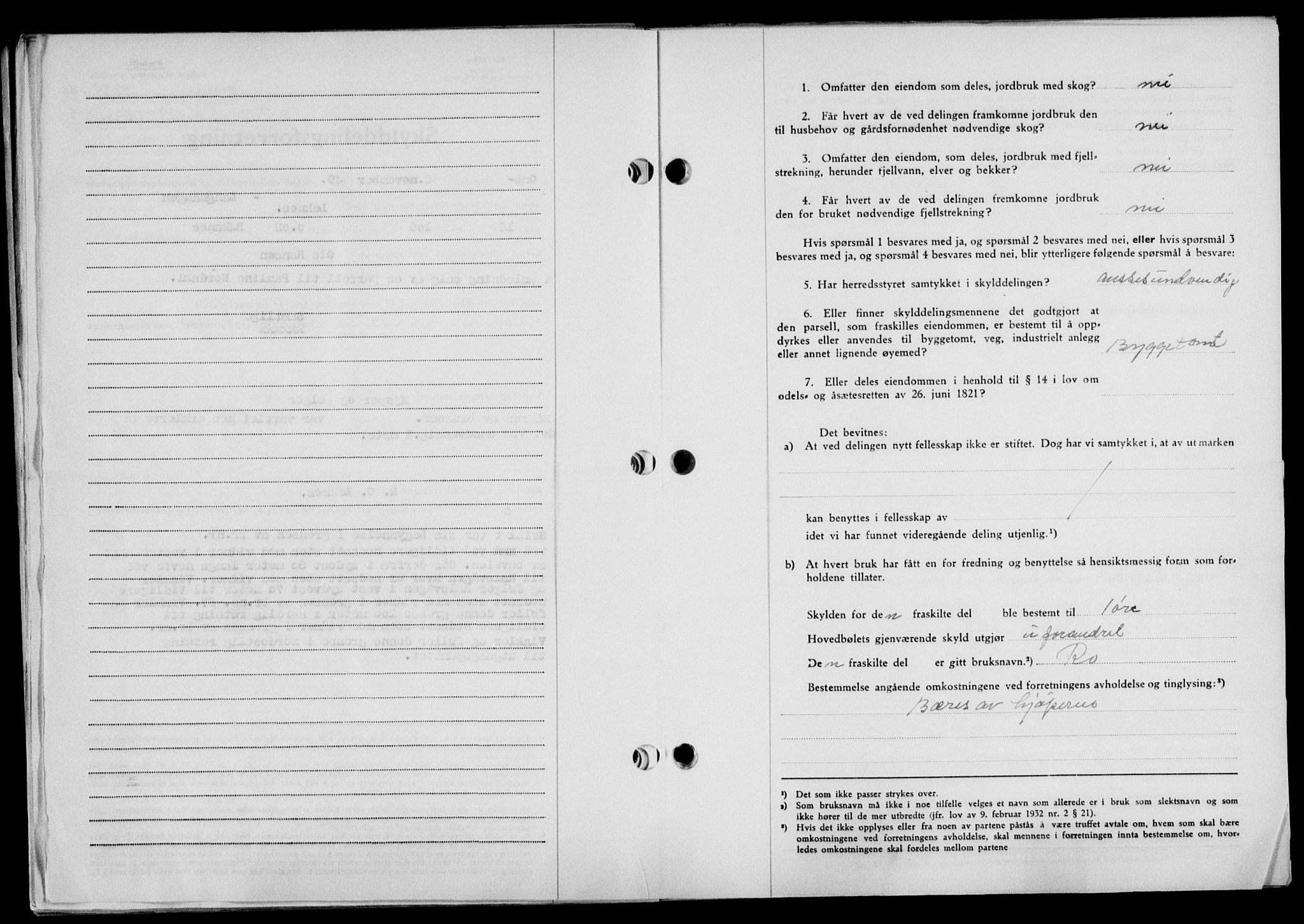 Lofoten sorenskriveri, SAT/A-0017/1/2/2C/L0022a: Mortgage book no. 22a, 1949-1950, Diary no: : 2739/1949