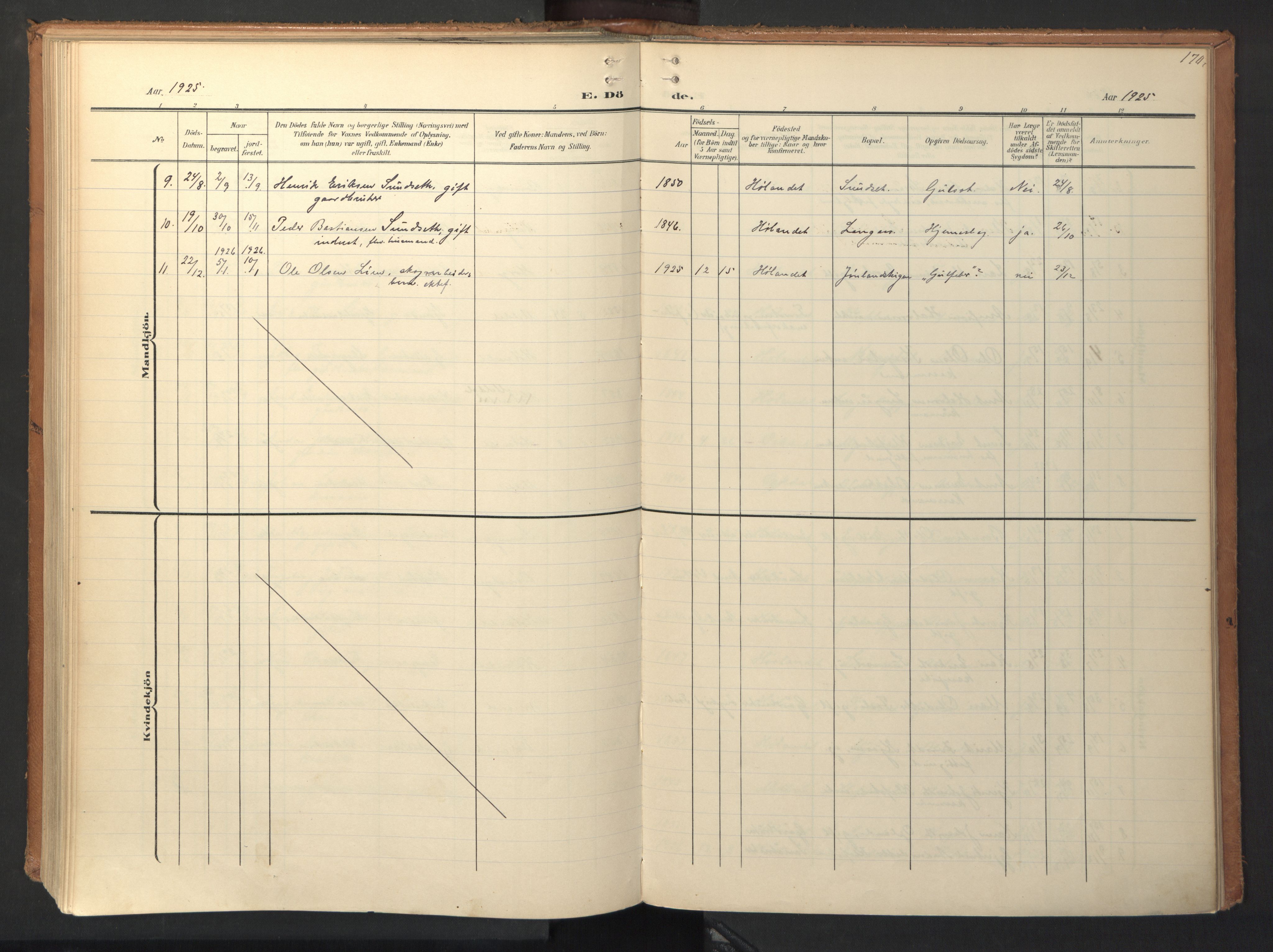 Ministerialprotokoller, klokkerbøker og fødselsregistre - Sør-Trøndelag, SAT/A-1456/694/L1128: Parish register (official) no. 694A02, 1906-1931, p. 170