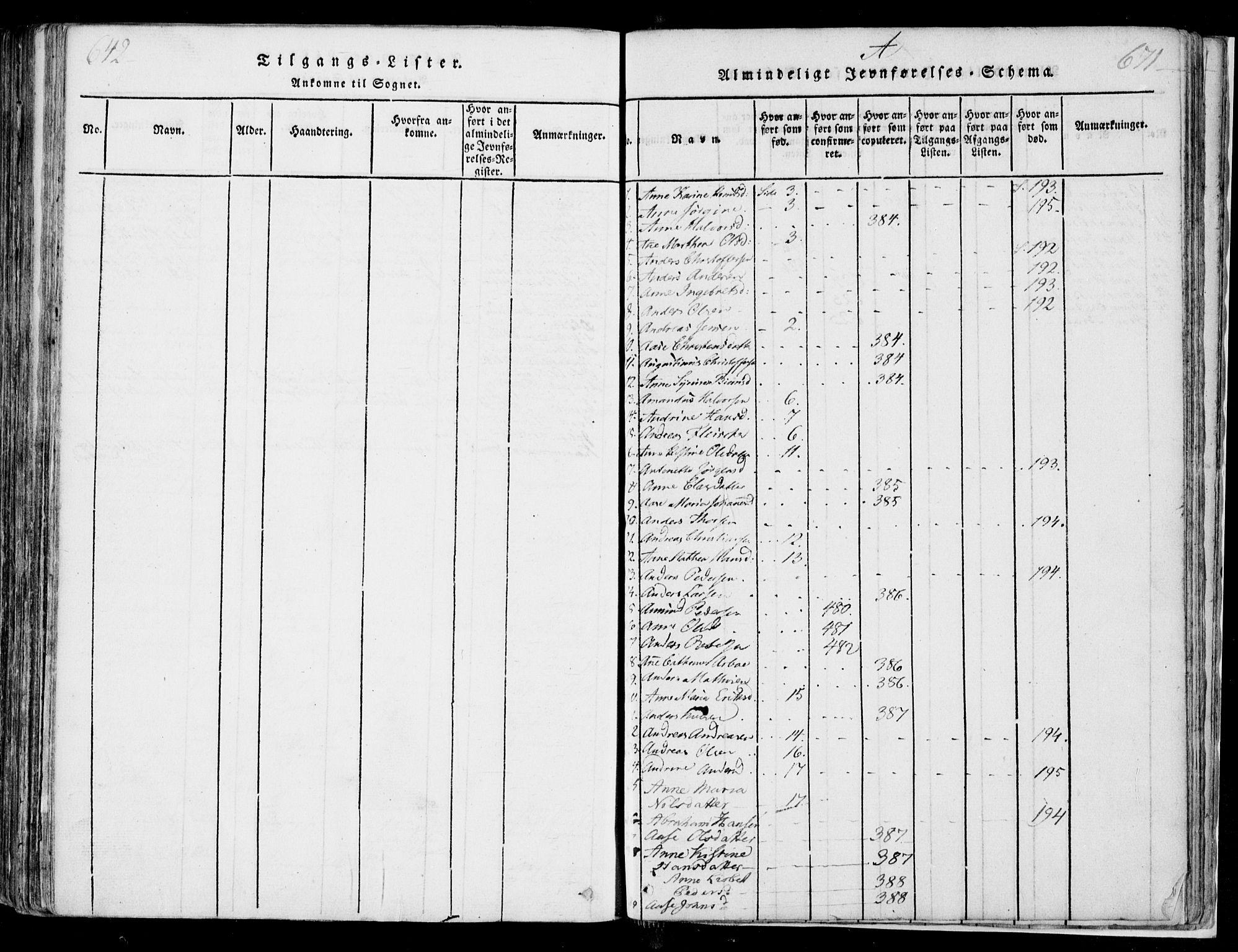 Sande Kirkebøker, SAKO/A-53/F/Fa/L0003: Parish register (official) no. 3, 1814-1847, p. 670-671