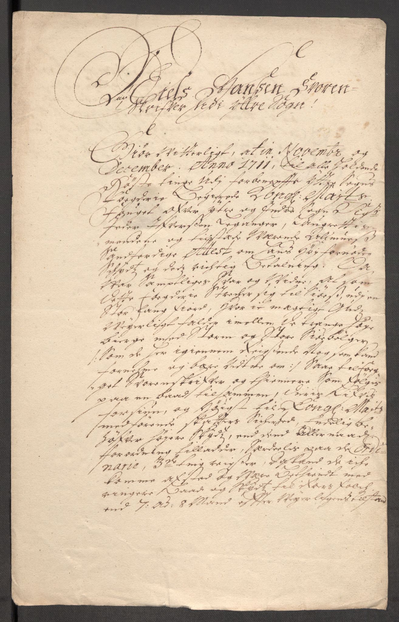 Rentekammeret inntil 1814, Reviderte regnskaper, Fogderegnskap, RA/EA-4092/R52/L3317: Fogderegnskap Sogn, 1711, p. 252
