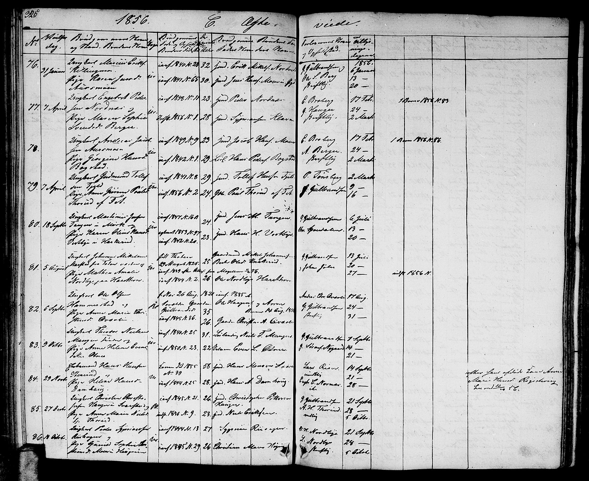 Aurskog prestekontor Kirkebøker, AV/SAO-A-10304a/G/Ga/L0002: Parish register (copy) no. I 2, 1829-1857, p. 325