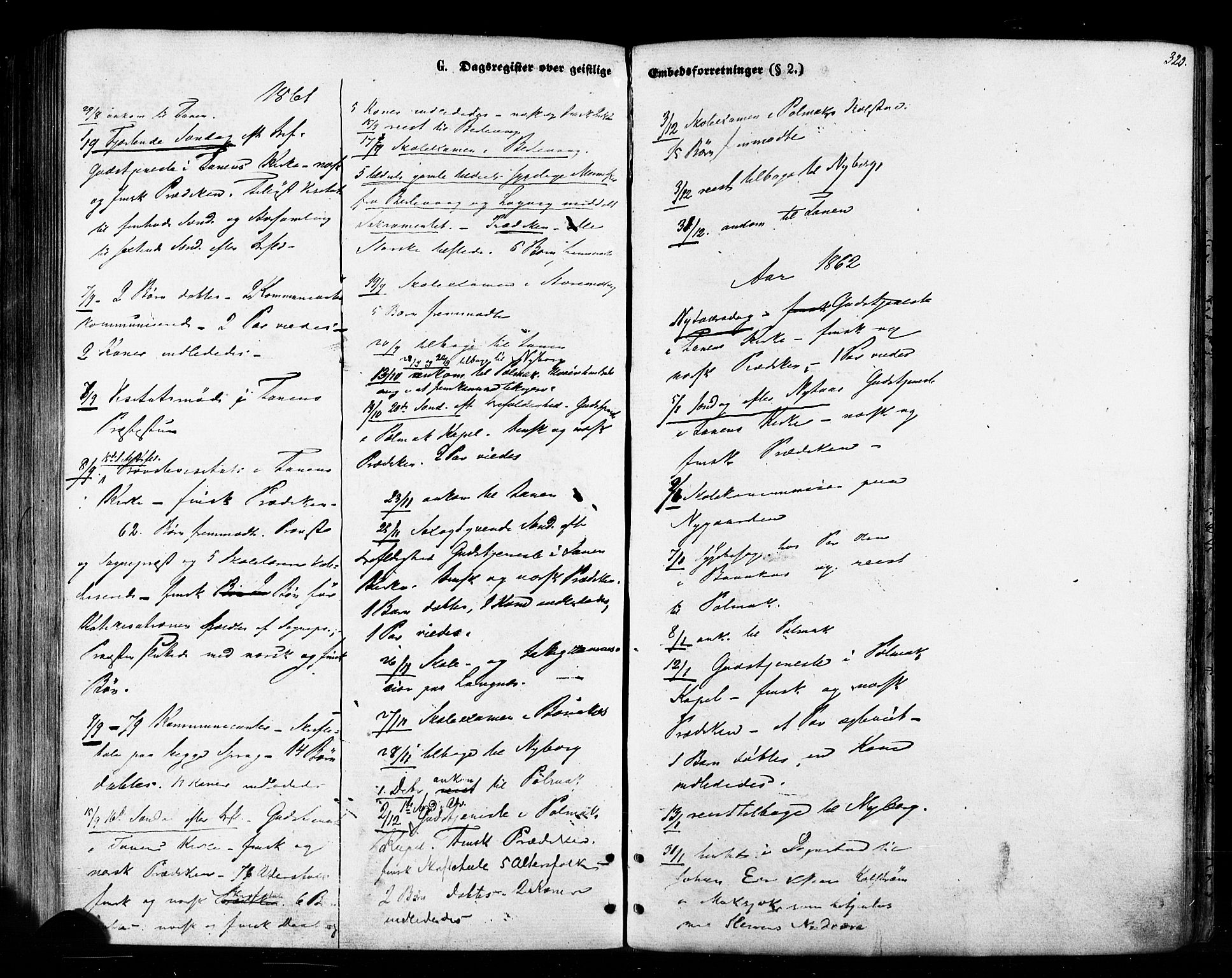 Tana sokneprestkontor, AV/SATØ-S-1334/H/Ha/L0002kirke: Parish register (official) no. 2 /1, 1861-1877, p. 320