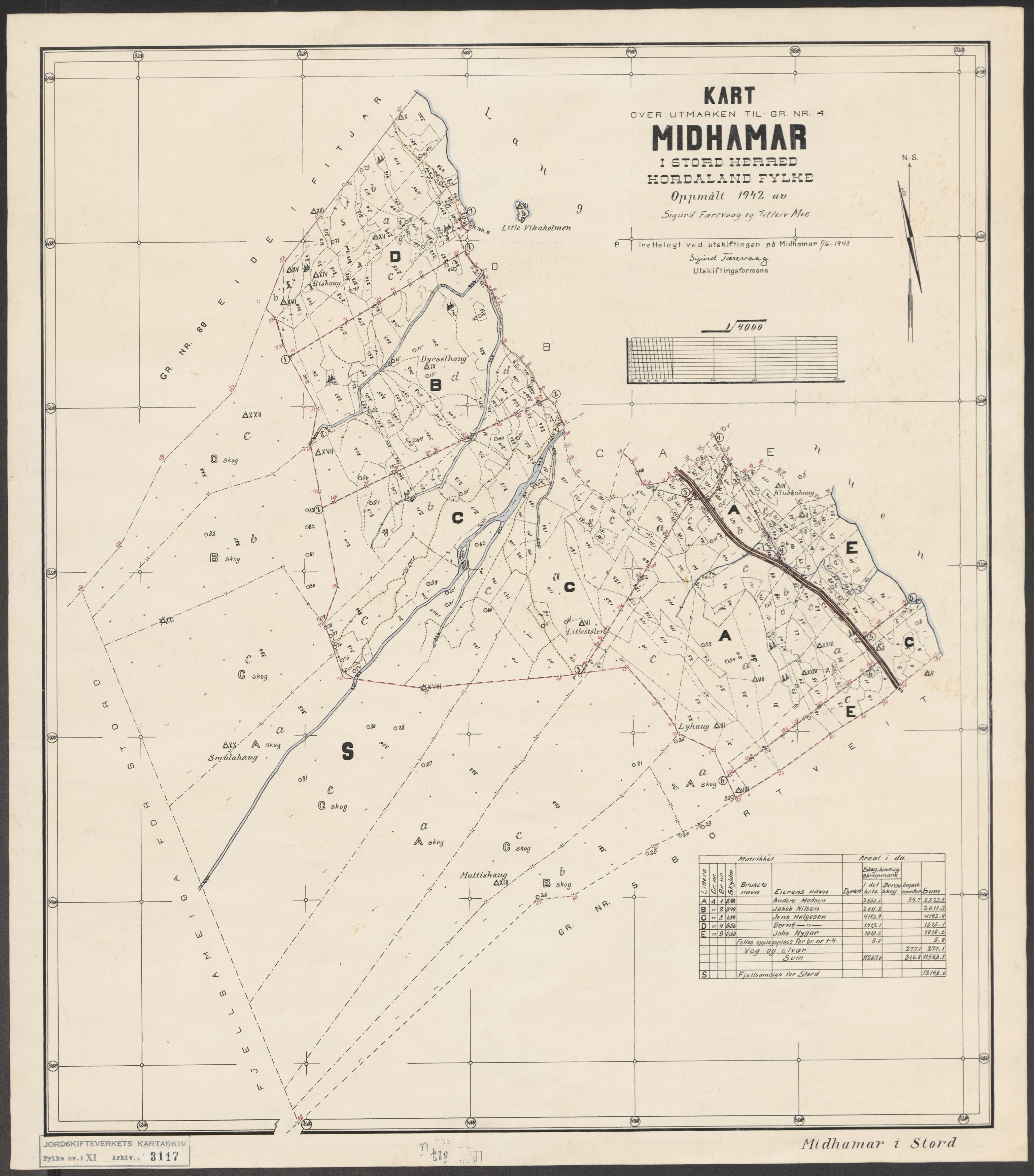 Jordskifteverkets kartarkiv, RA/S-3929/T, 1859-1988, p. 3534