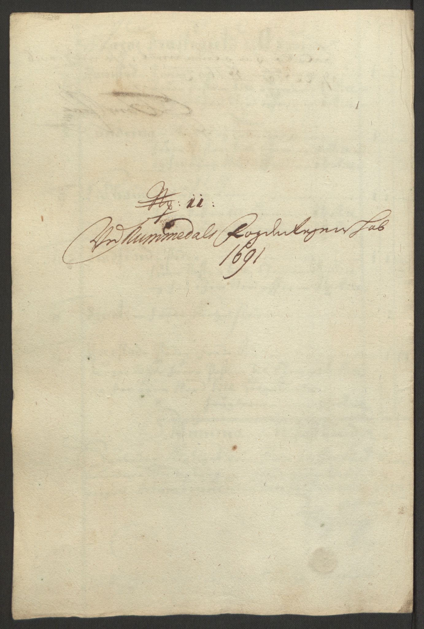 Rentekammeret inntil 1814, Reviderte regnskaper, Fogderegnskap, RA/EA-4092/R64/L4423: Fogderegnskap Namdal, 1690-1691, p. 354