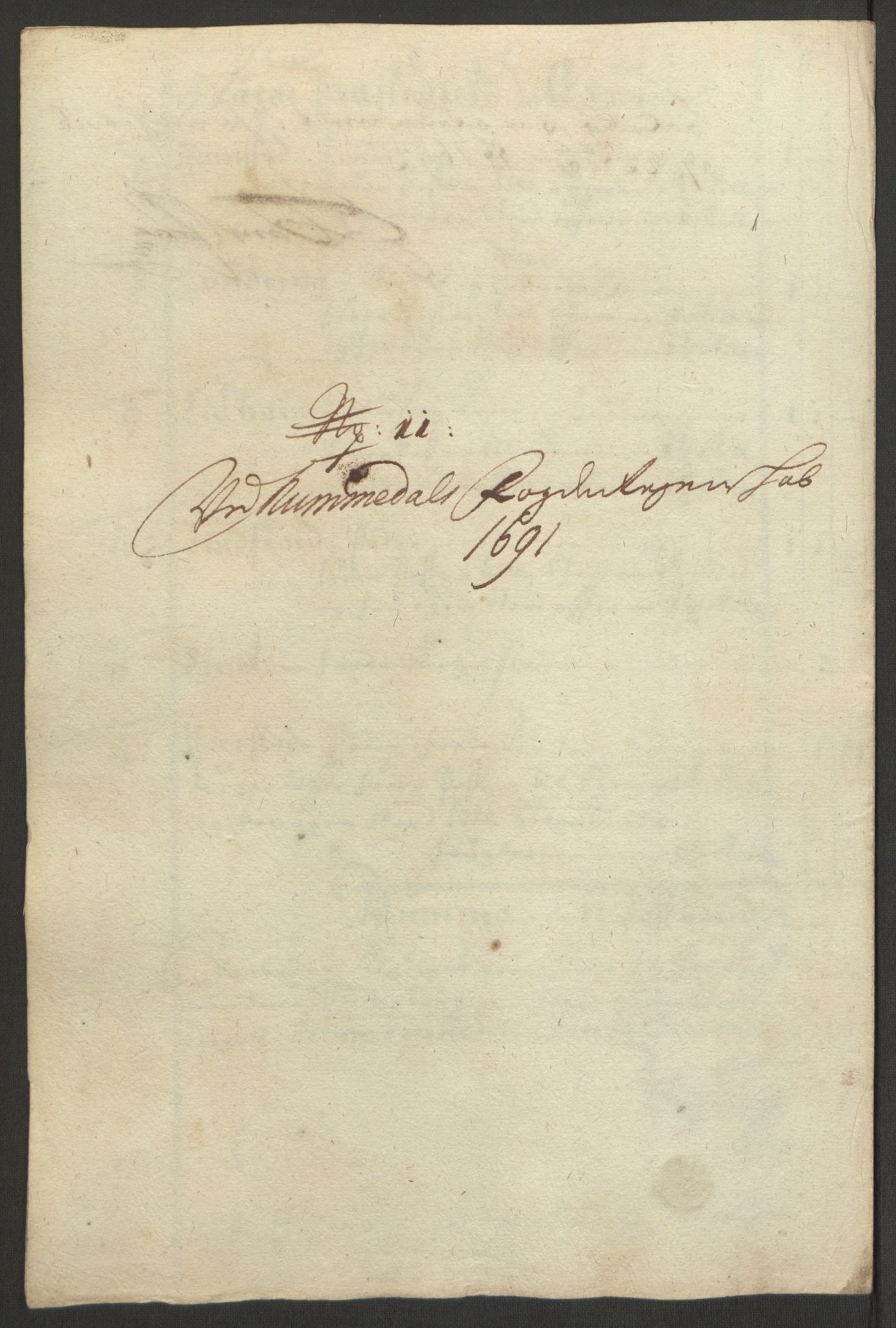 Rentekammeret inntil 1814, Reviderte regnskaper, Fogderegnskap, AV/RA-EA-4092/R64/L4423: Fogderegnskap Namdal, 1690-1691, p. 354