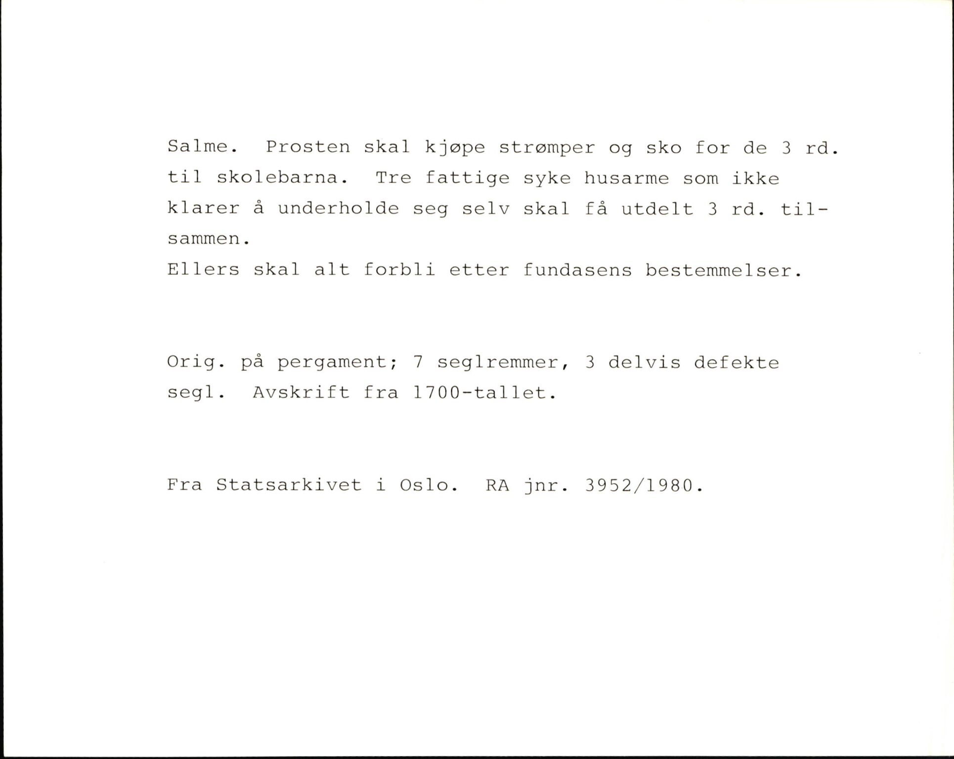 Riksarkivets diplomsamling, AV/RA-EA-5965/F35/F35k/L0002: Regestsedler: Prestearkiver fra Hedmark, Oppland, Buskerud og Vestfold, p. 758