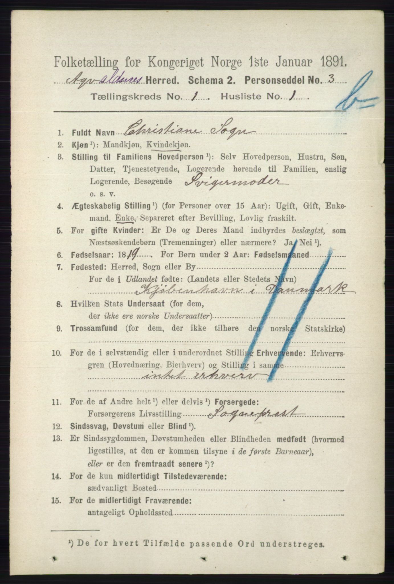 RA, 1891 census for 1147 Avaldsnes, 1891, p. 1252