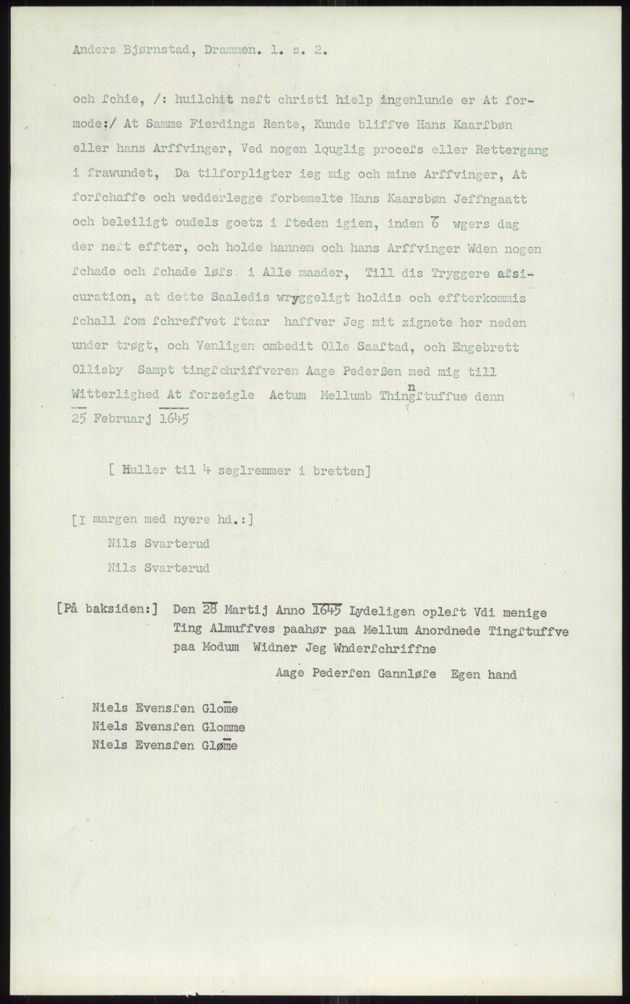 Samlinger til kildeutgivelse, Diplomavskriftsamlingen, AV/RA-EA-4053/H/Ha, p. 1578