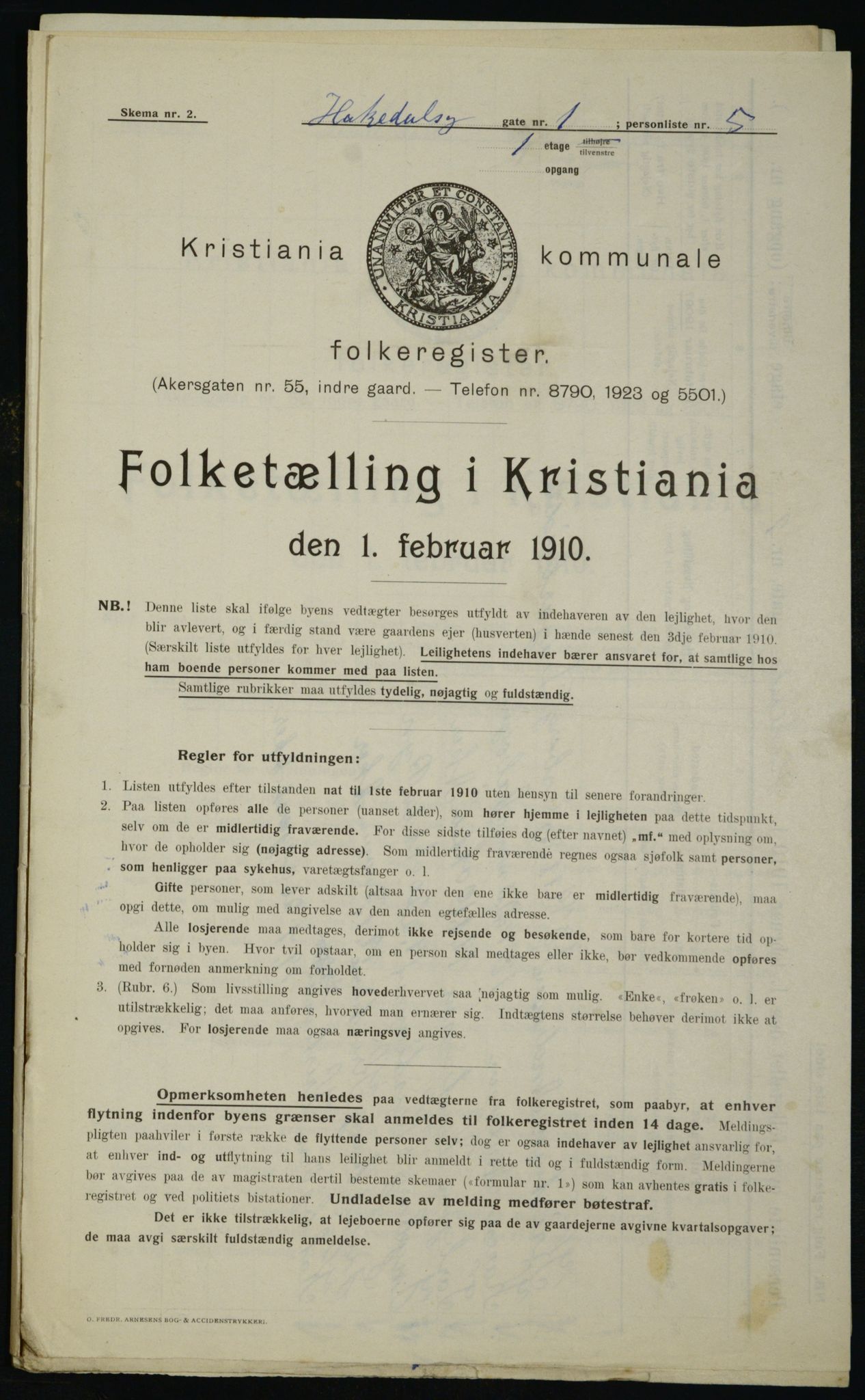 OBA, Municipal Census 1910 for Kristiania, 1910, p. 31935