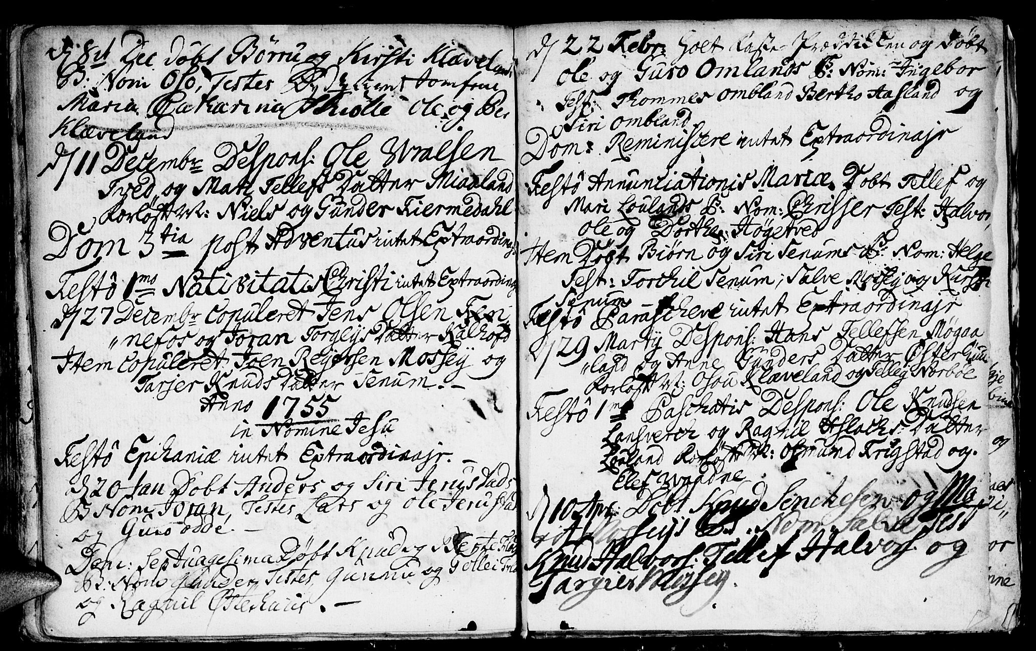 Evje sokneprestkontor, SAK/1111-0008/F/Fa/Faa/L0001: Parish register (official) no. A 1, 1705-1760, p. 146