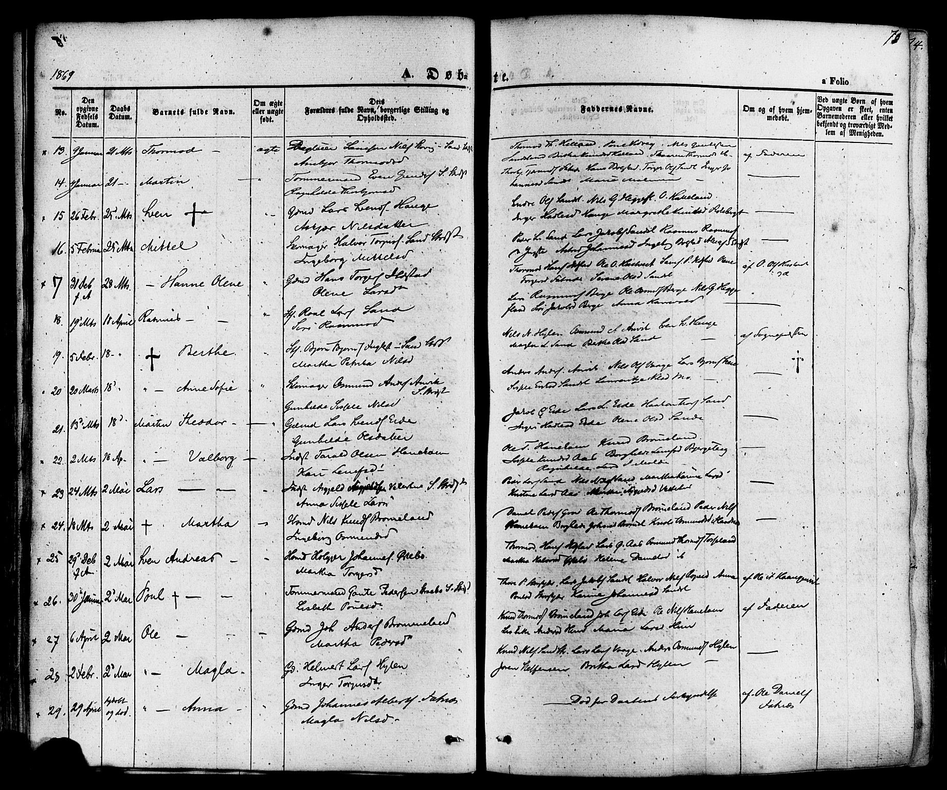 Sand sokneprestkontor, AV/SAST-A-101848/01/III/L0003: Parish register (official) no. A 3, 1854-1879, p. 70