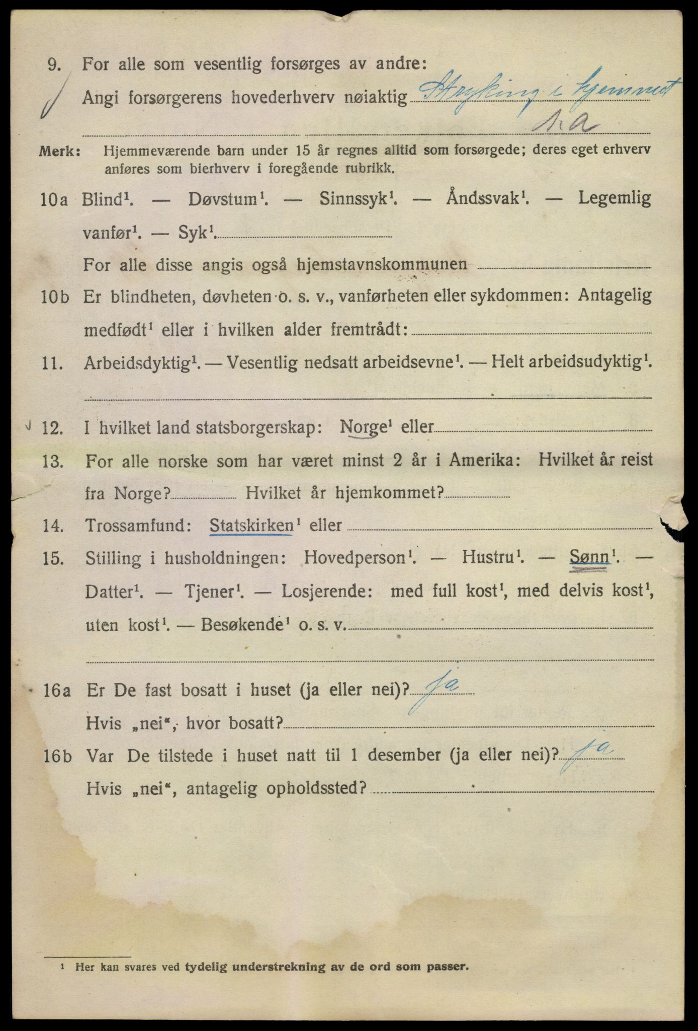 SAO, 1920 census for Kristiania, 1920, p. 620182