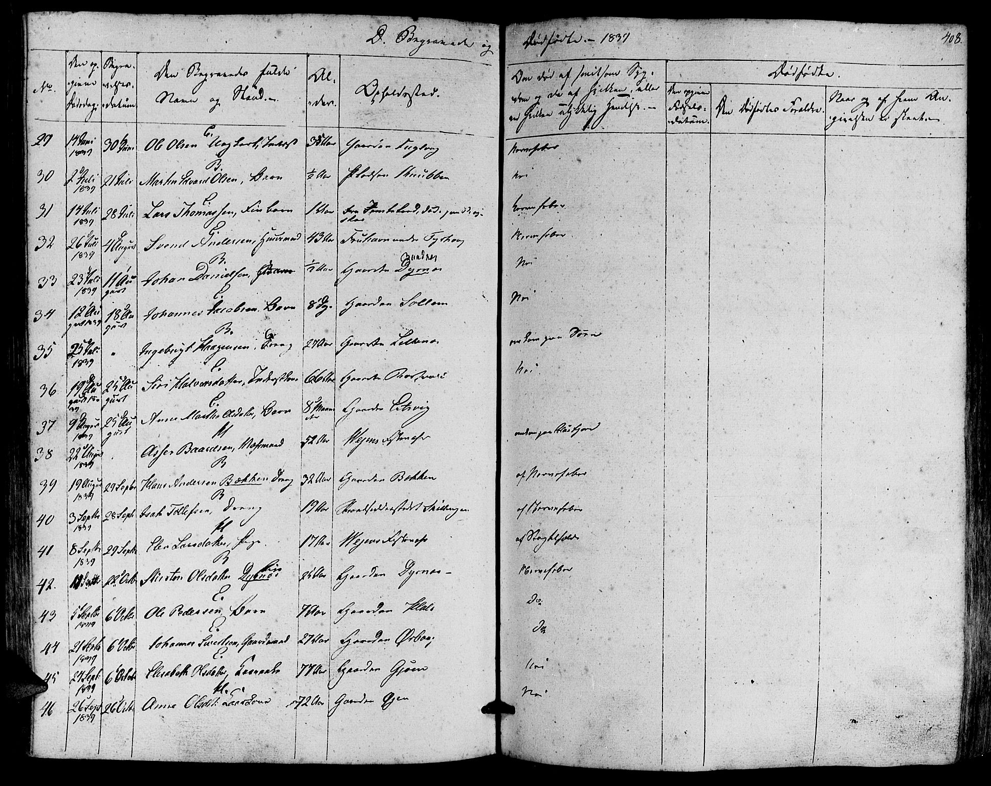 Ministerialprotokoller, klokkerbøker og fødselsregistre - Møre og Romsdal, AV/SAT-A-1454/581/L0936: Parish register (official) no. 581A04, 1836-1852, p. 408