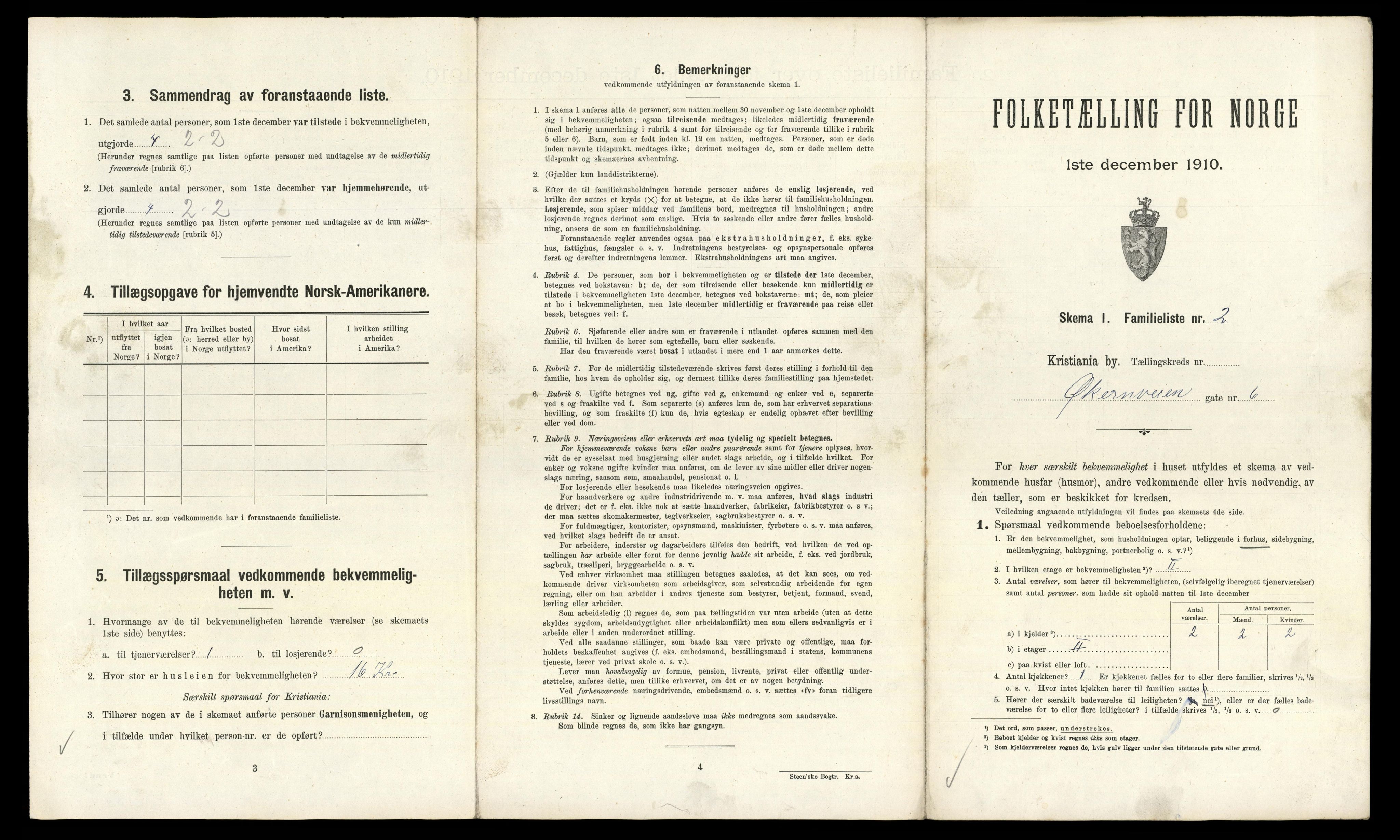 RA, 1910 census for Kristiania, 1910, p. 124209