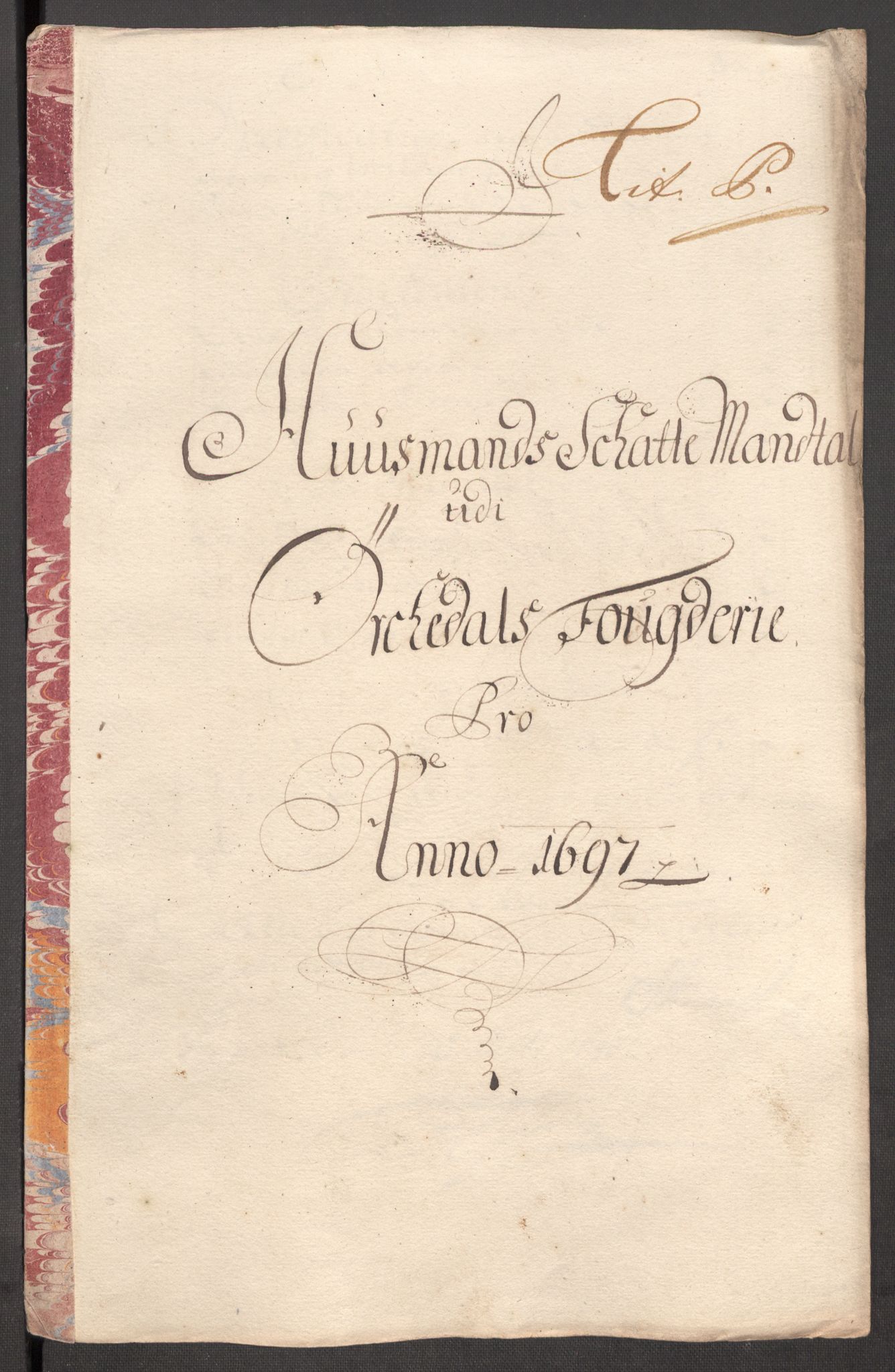 Rentekammeret inntil 1814, Reviderte regnskaper, Fogderegnskap, RA/EA-4092/R60/L3947: Fogderegnskap Orkdal og Gauldal, 1697, p. 198