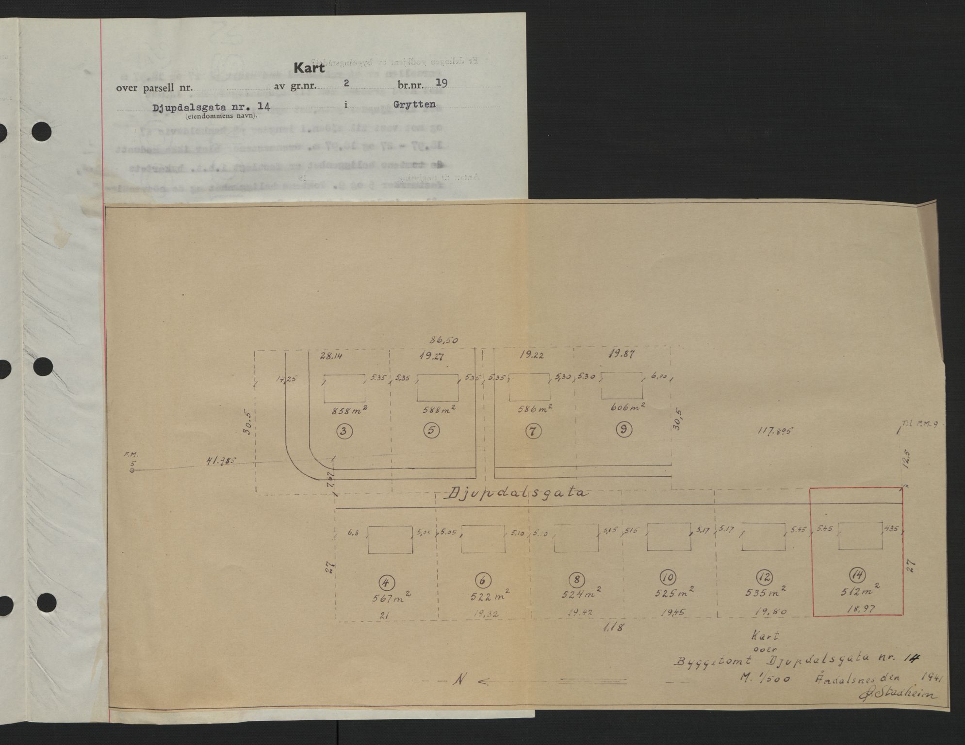 Romsdal sorenskriveri, AV/SAT-A-4149/1/2/2C: Mortgage book no. A11, 1941-1942, Diary no: : 1846/1941