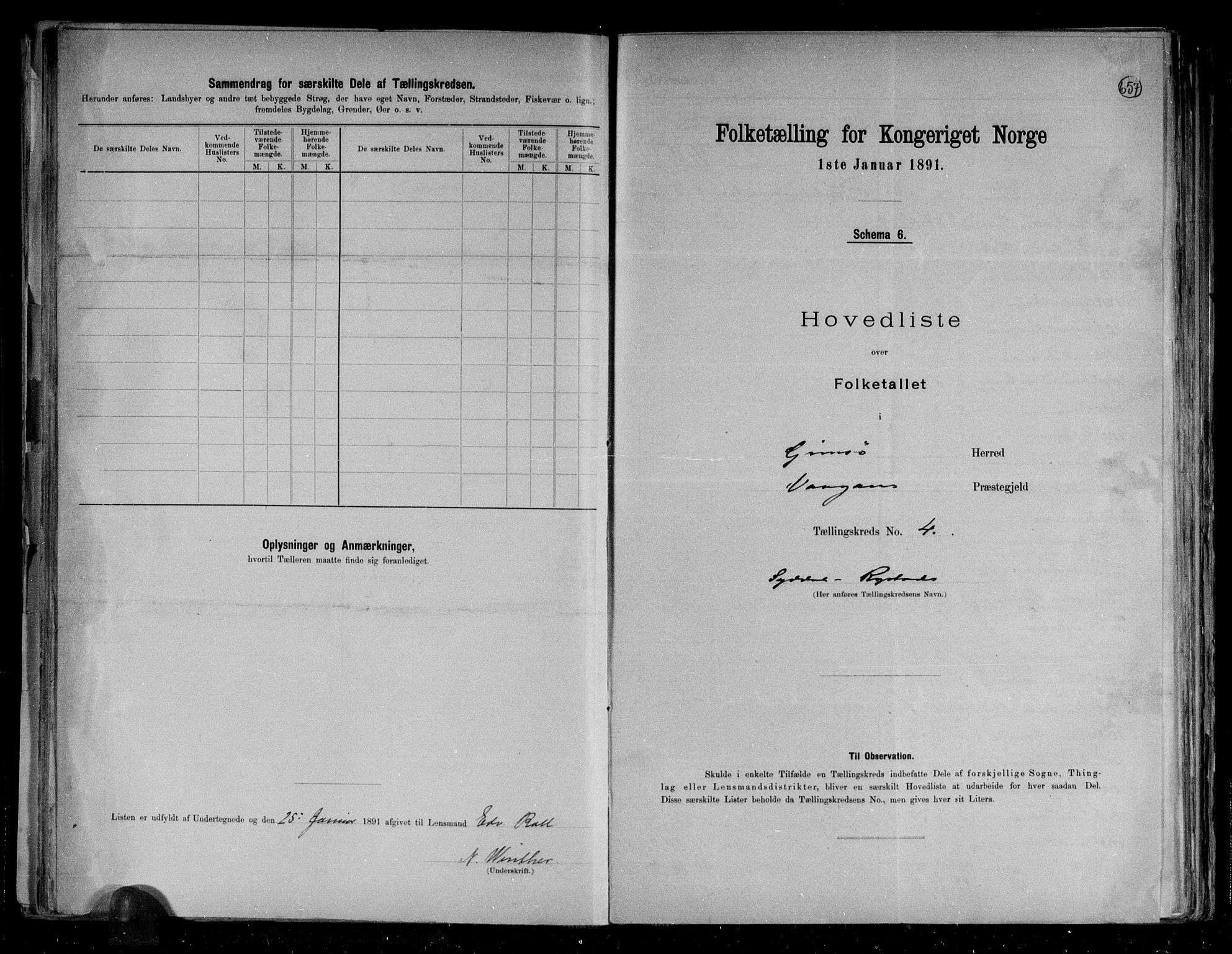 RA, 1891 census for 1864 Gimsøy, 1891, p. 10