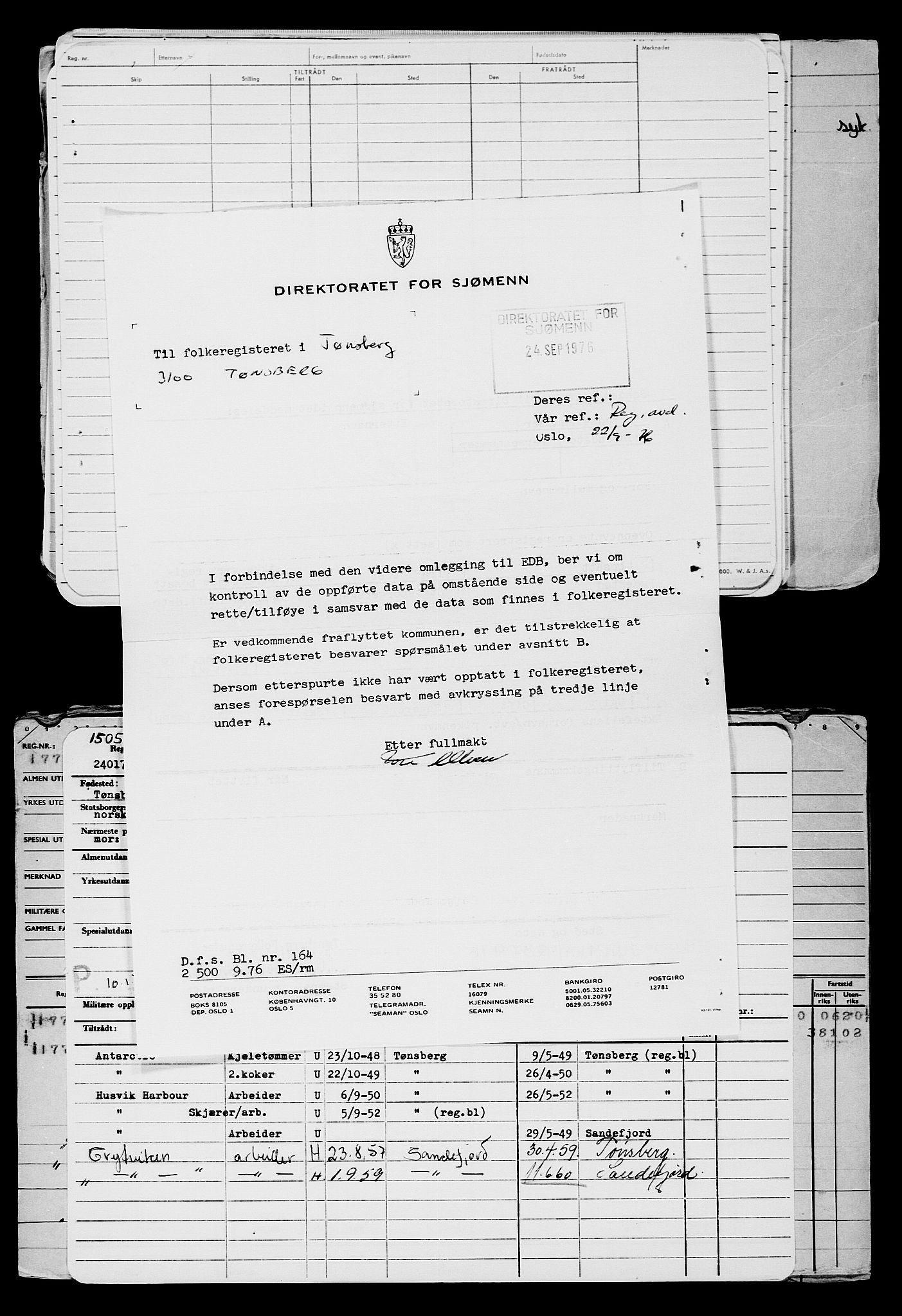 Direktoratet for sjømenn, AV/RA-S-3545/G/Gb/L0139: Hovedkort, 1916, p. 143