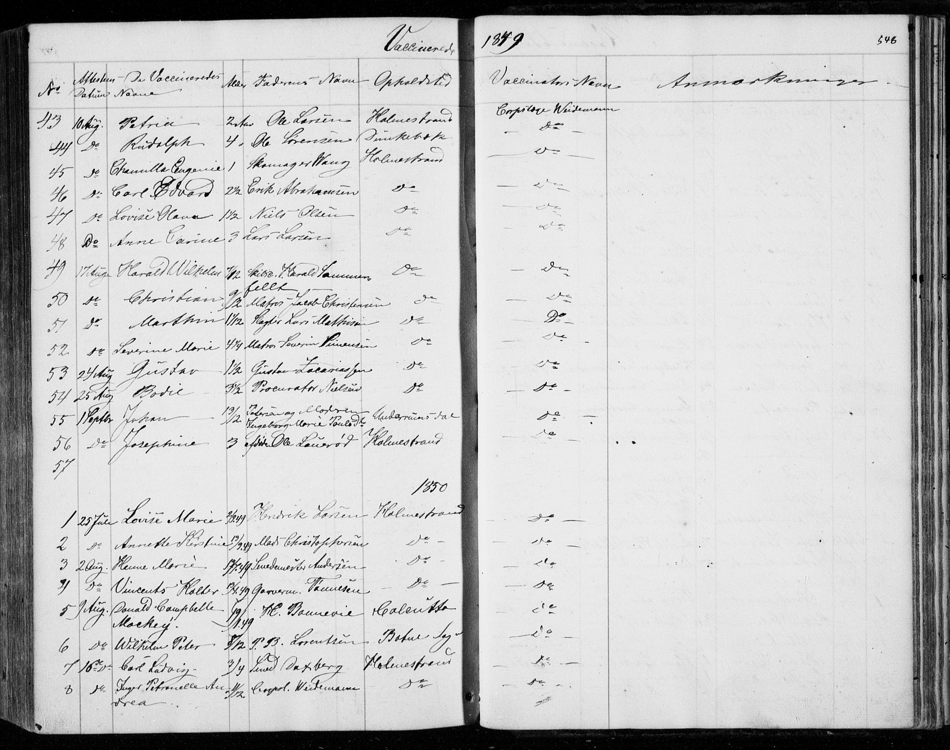 Holmestrand kirkebøker, SAKO/A-346/F/Fa/L0002: Parish register (official) no. 2, 1840-1866, p. 548