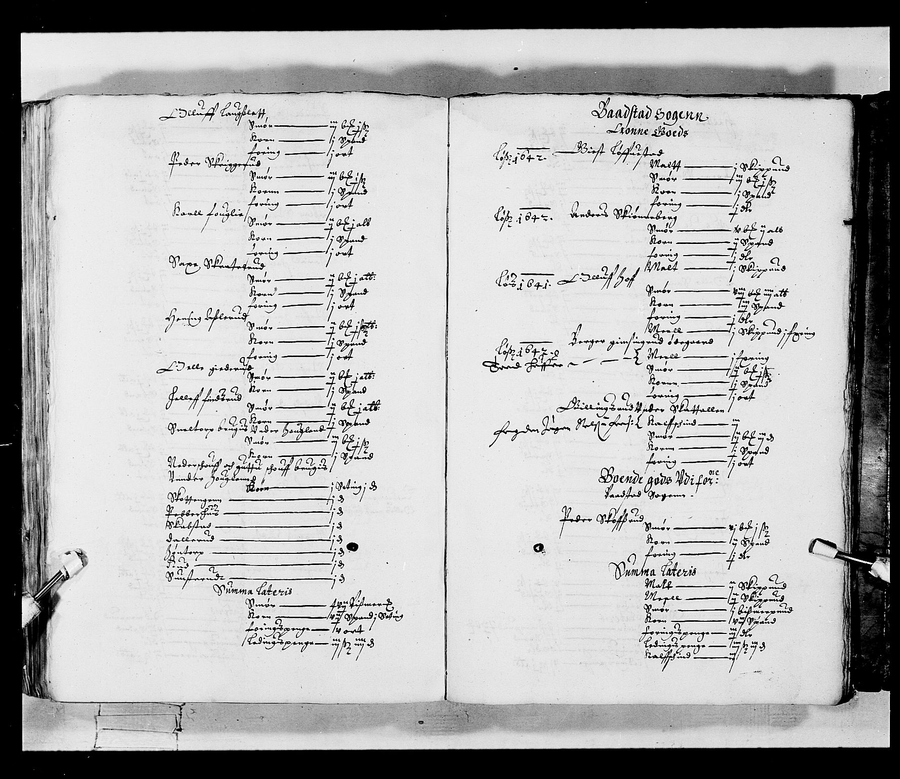 Stattholderembetet 1572-1771, AV/RA-EA-2870/Ek/L0019/0001: Jordebøker 1633-1658 / Jordebøker for Akershus len, 1642, p. 231