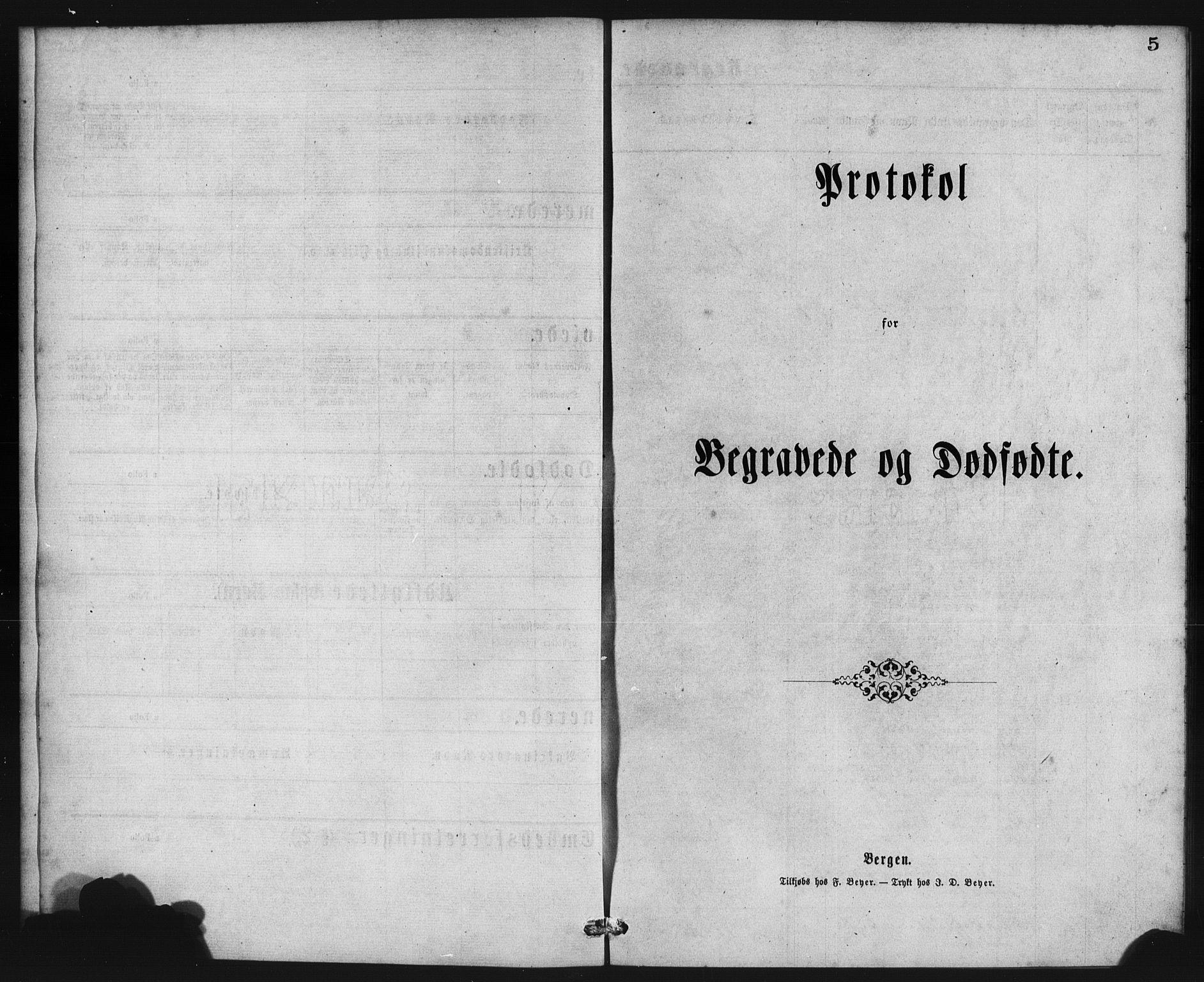 Domkirken sokneprestembete, SAB/A-74801/H/Haa: Parish register (official) no. E 4, 1877-1881, p. 5