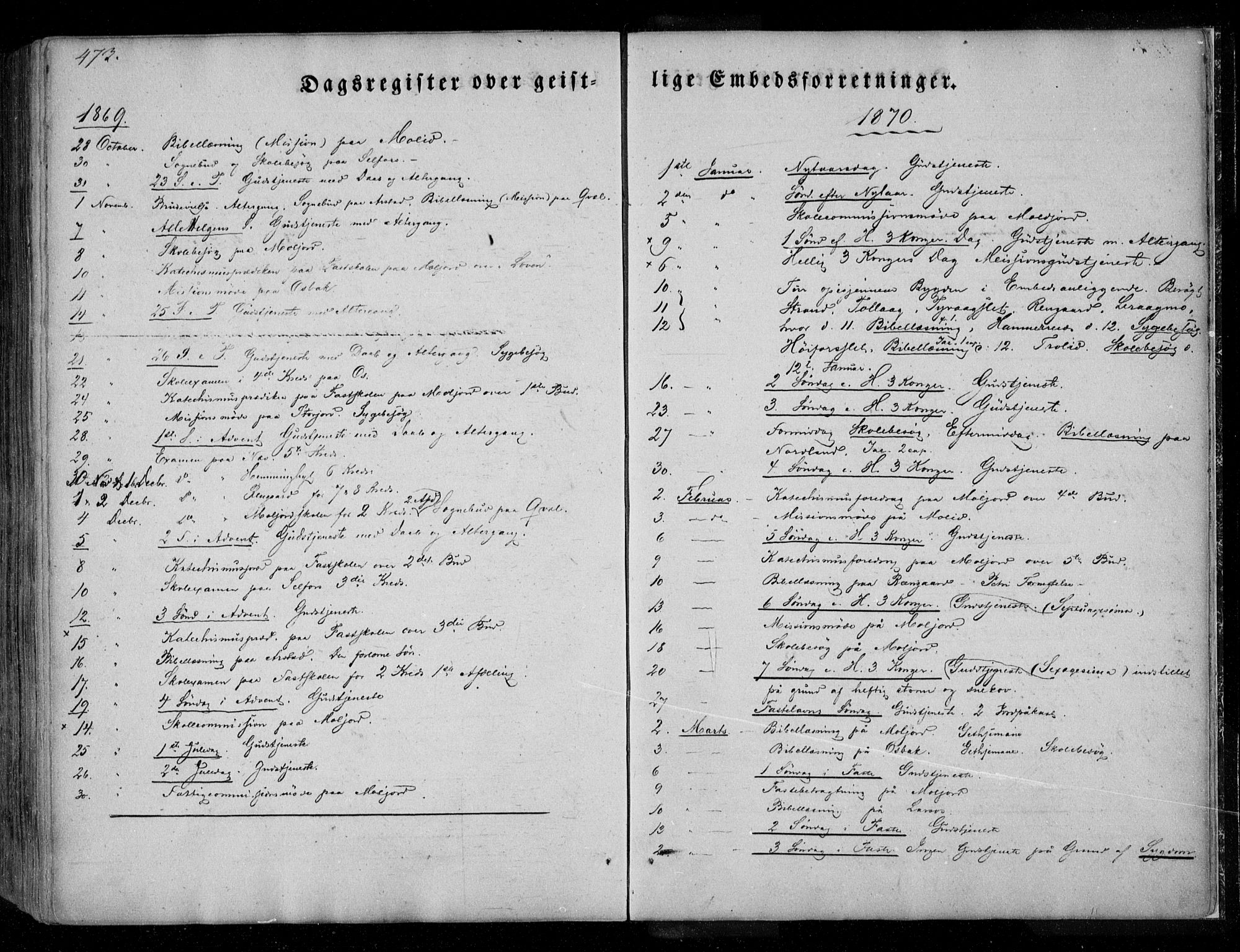 Ministerialprotokoller, klokkerbøker og fødselsregistre - Nordland, AV/SAT-A-1459/846/L0644: Parish register (official) no. 846A02, 1837-1872, p. 473