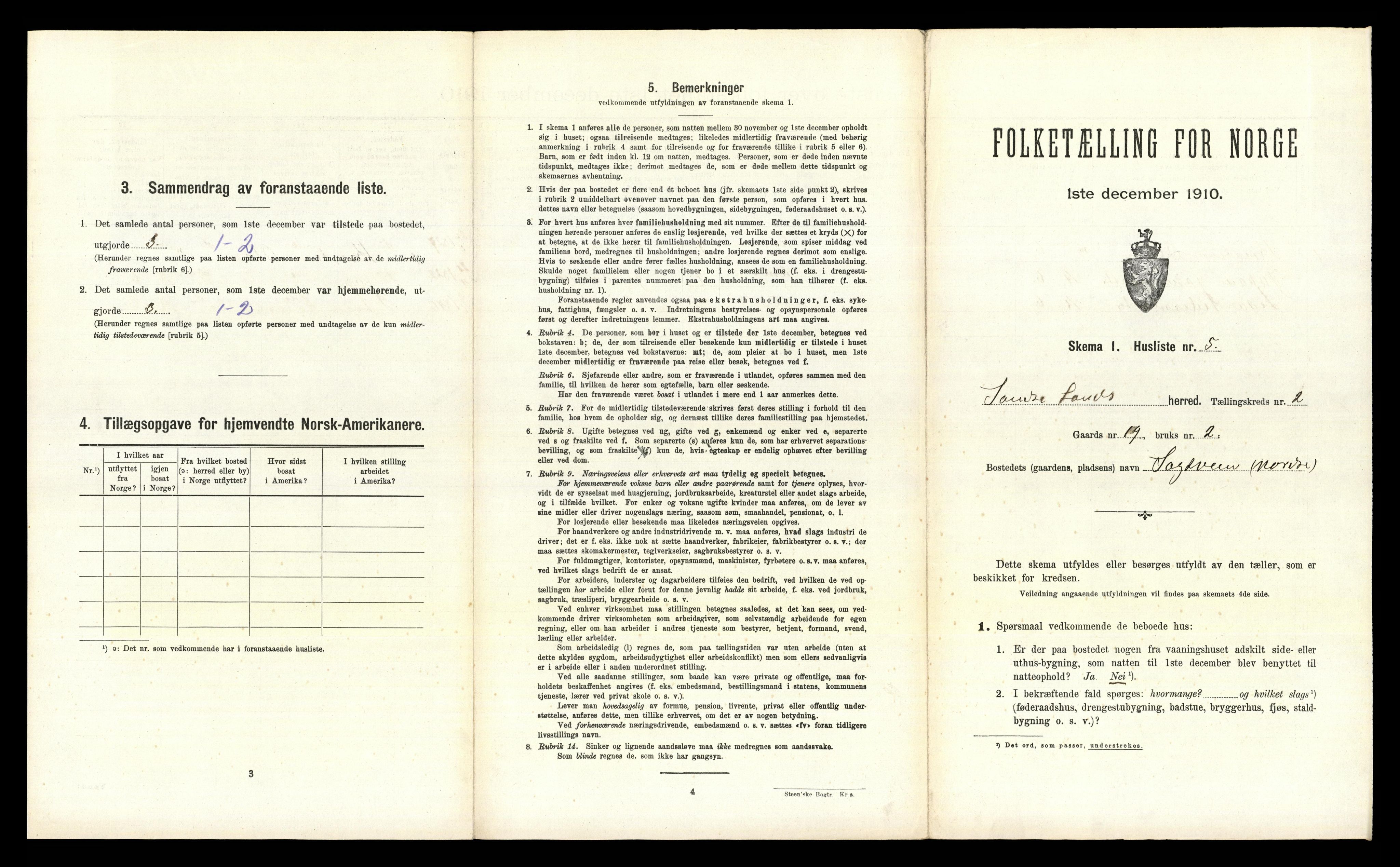 RA, 1910 census for Søndre Land, 1910, p. 386