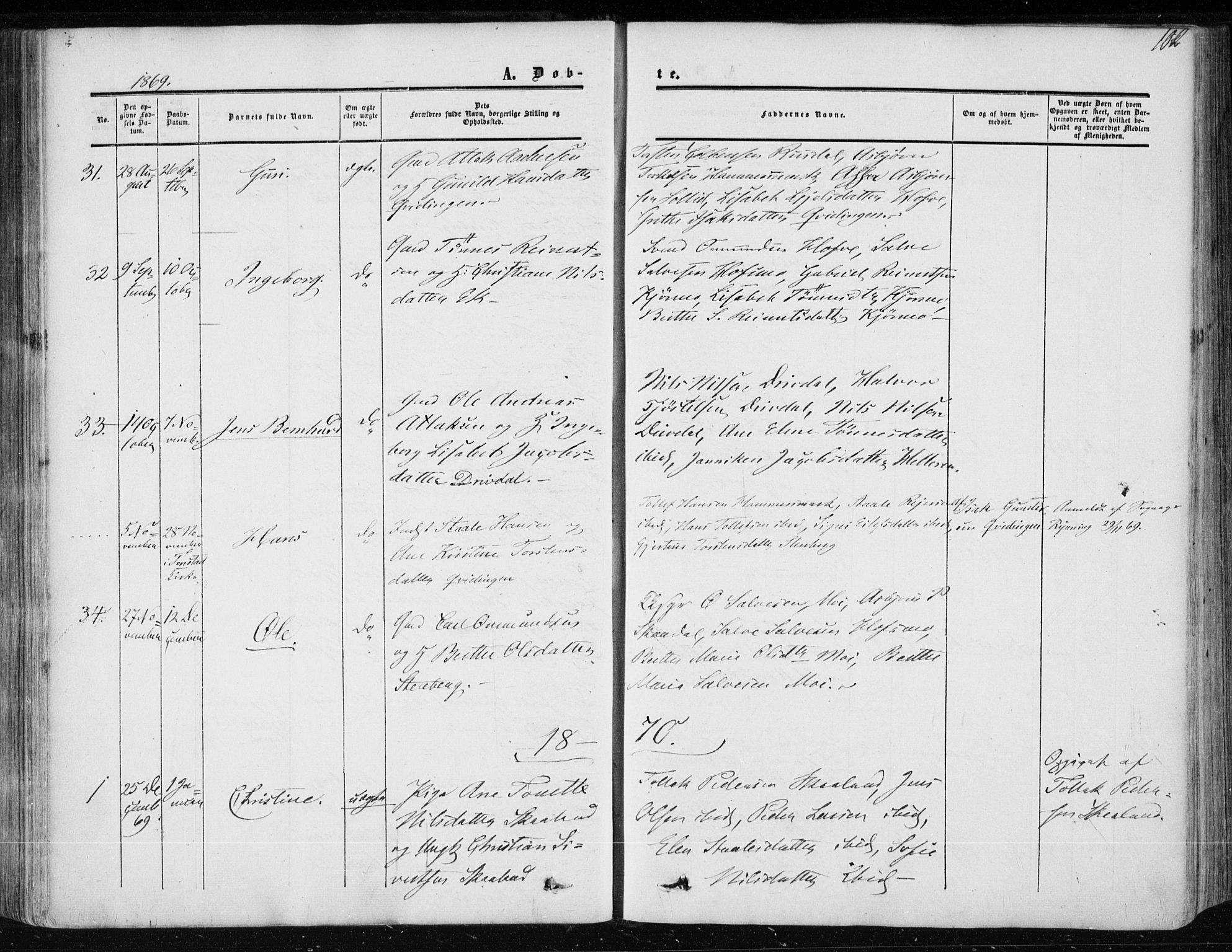 Lund sokneprestkontor, AV/SAST-A-101809/S06/L0009: Parish register (official) no. A 8, 1853-1877, p. 102