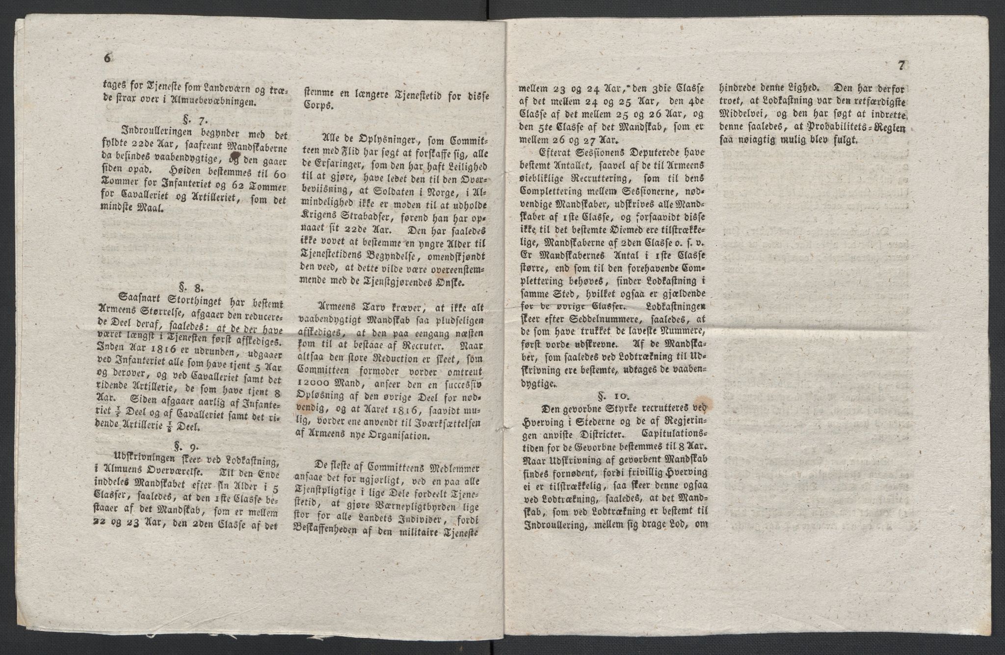 Christie, Wilhelm Frimann Koren, AV/RA-PA-0014/F/L0005: Christies dokumenter fra Stortinget, 1815-1816, p. 281