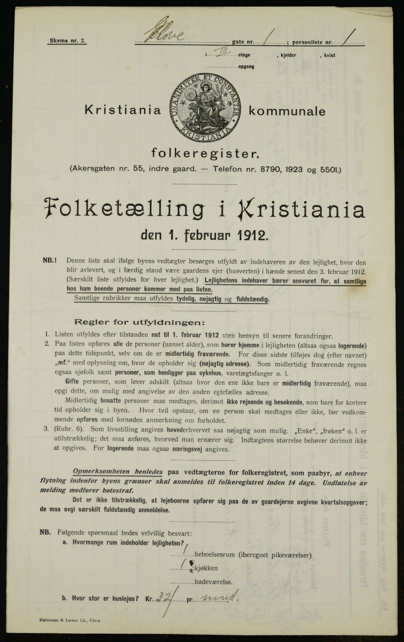 OBA, Municipal Census 1912 for Kristiania, 1912, p. 20827