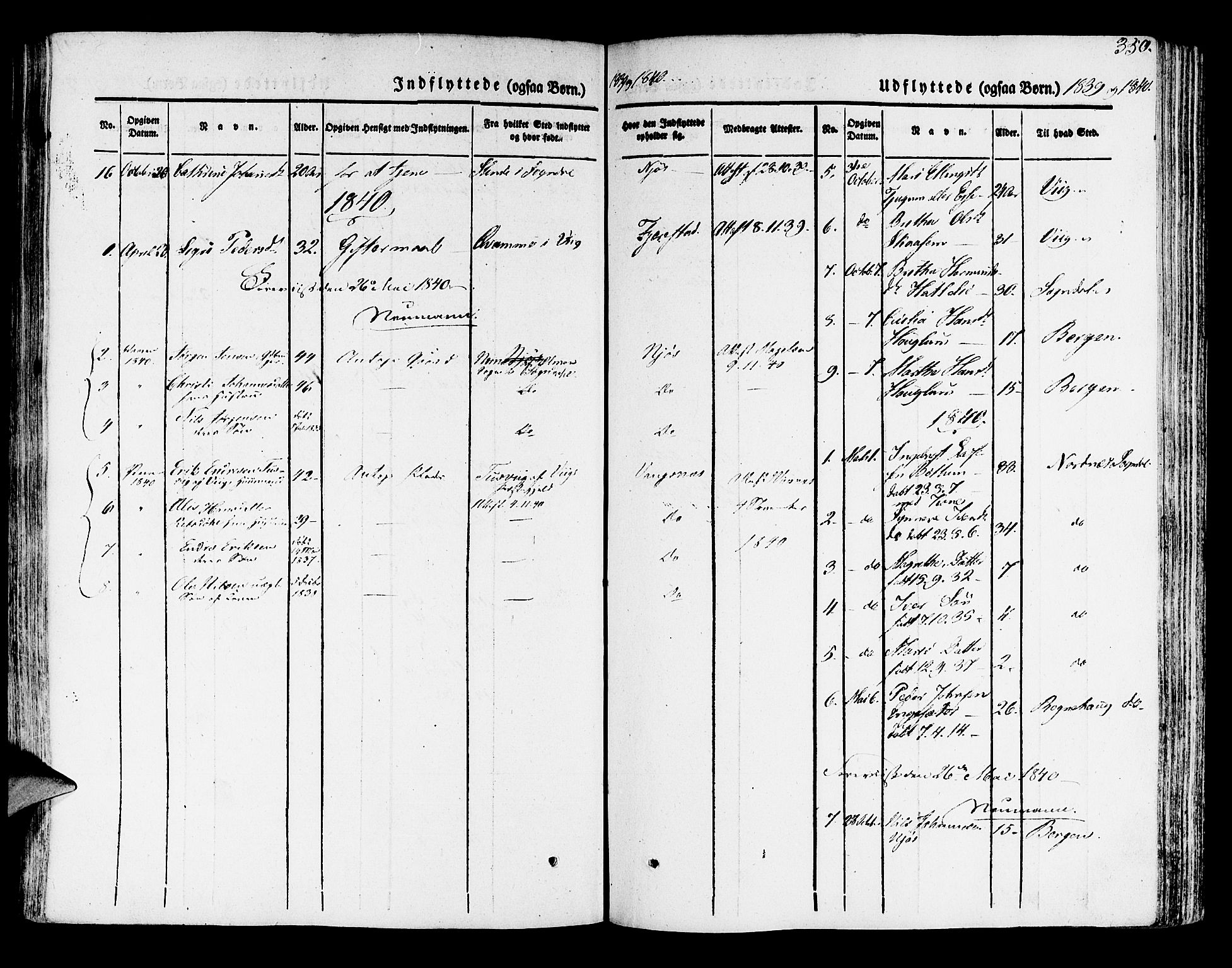 Leikanger sokneprestembete, AV/SAB-A-81001/H/Haa/Haaa/L0007: Parish register (official) no. A 7, 1838-1851, p. 350