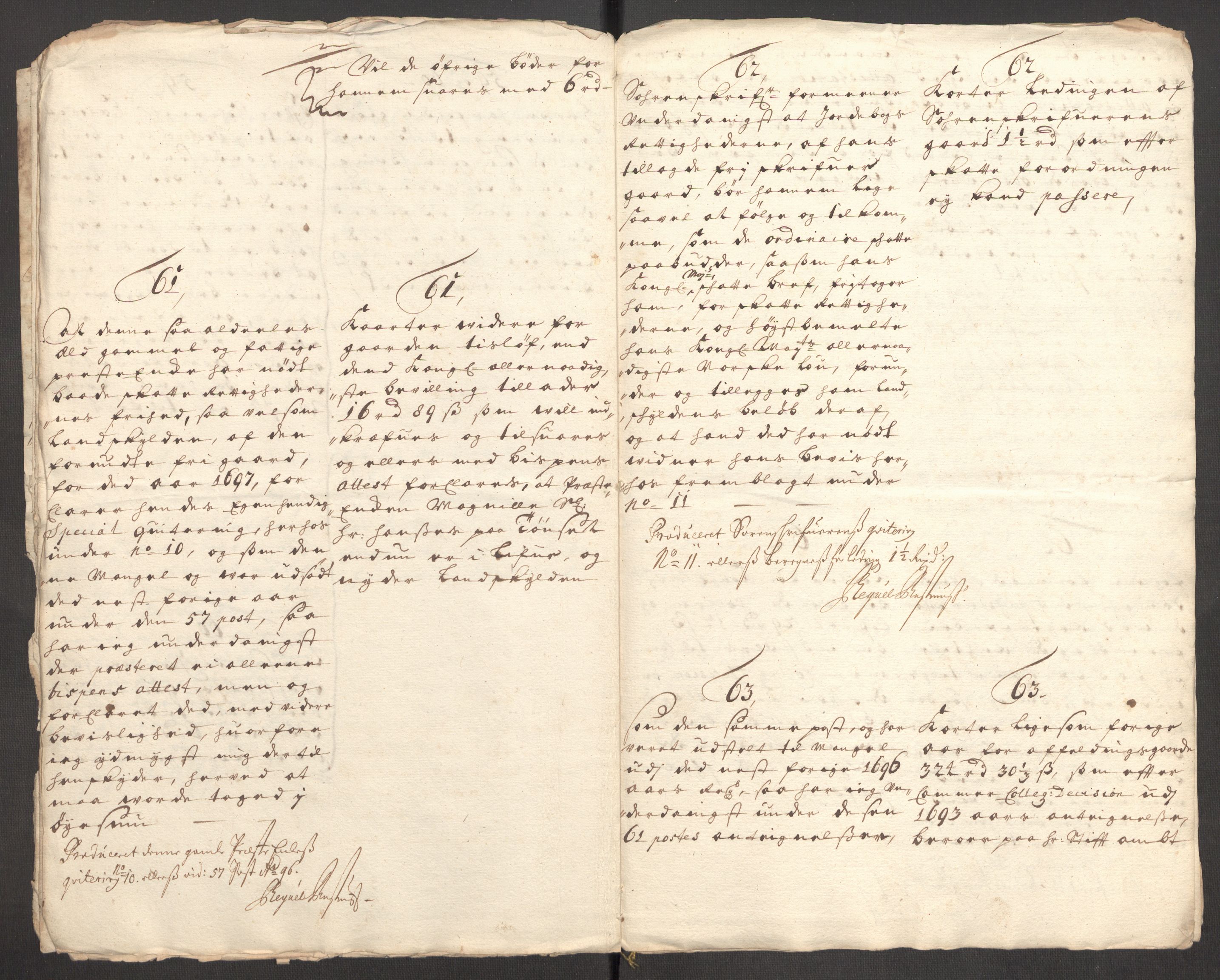 Rentekammeret inntil 1814, Reviderte regnskaper, Fogderegnskap, AV/RA-EA-4092/R60/L3947: Fogderegnskap Orkdal og Gauldal, 1697, p. 231