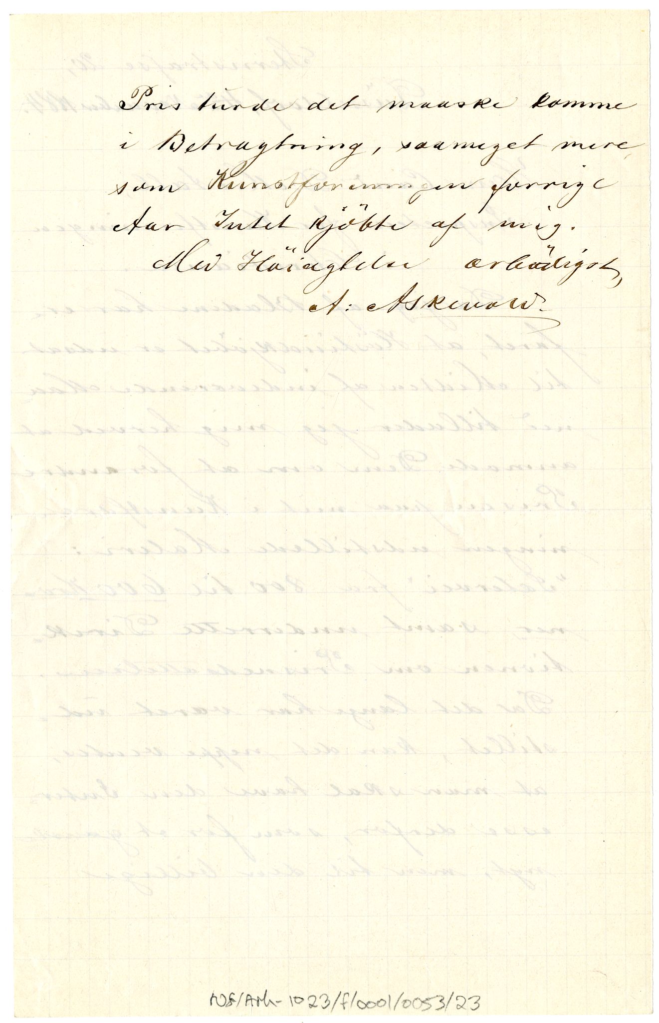Diderik Maria Aalls brevsamling, NF/Ark-1023/F/L0001: D.M. Aalls brevsamling. A - B, 1738-1889, p. 631