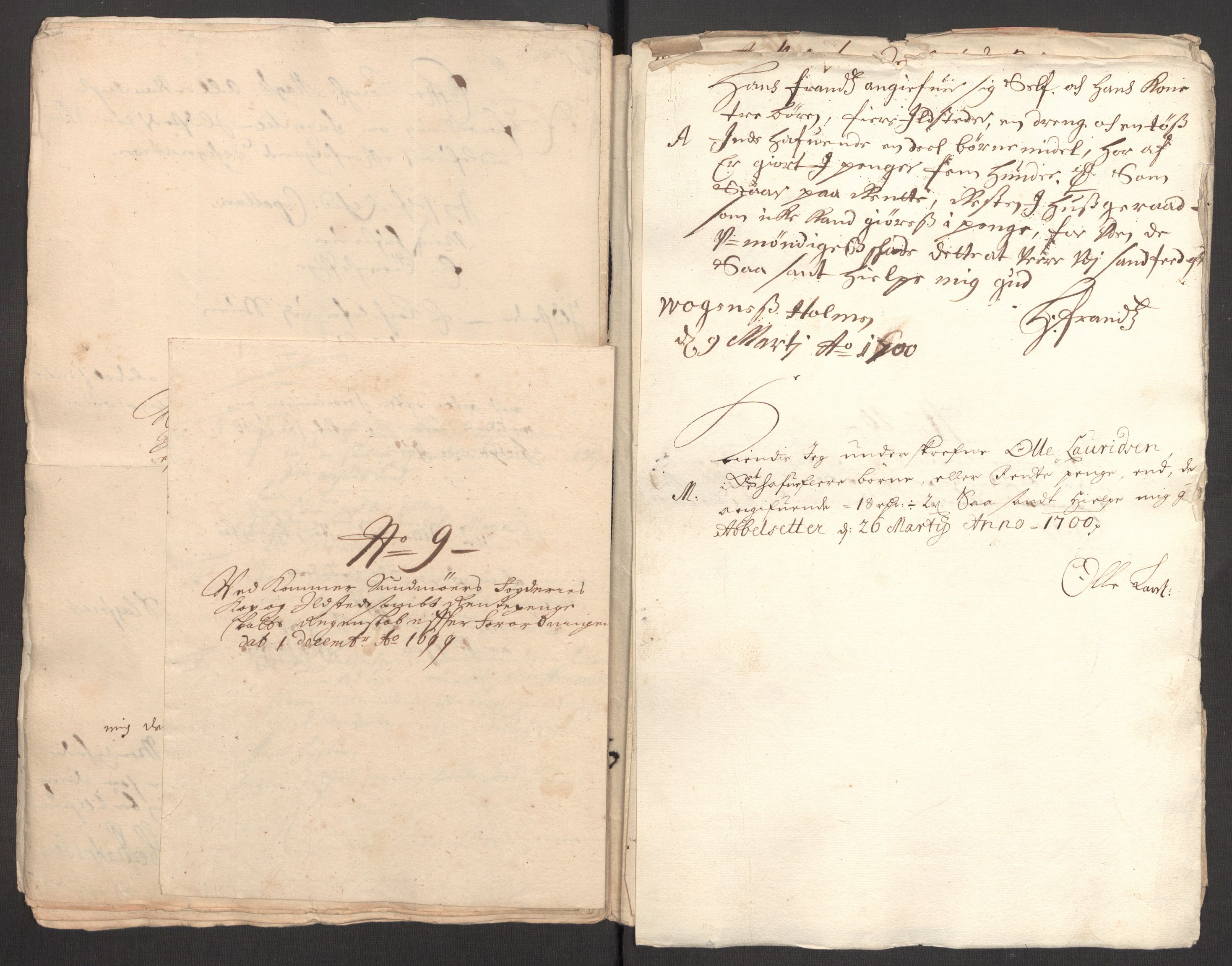 Rentekammeret inntil 1814, Reviderte regnskaper, Fogderegnskap, AV/RA-EA-4092/R54/L3557: Fogderegnskap Sunnmøre, 1699, p. 283