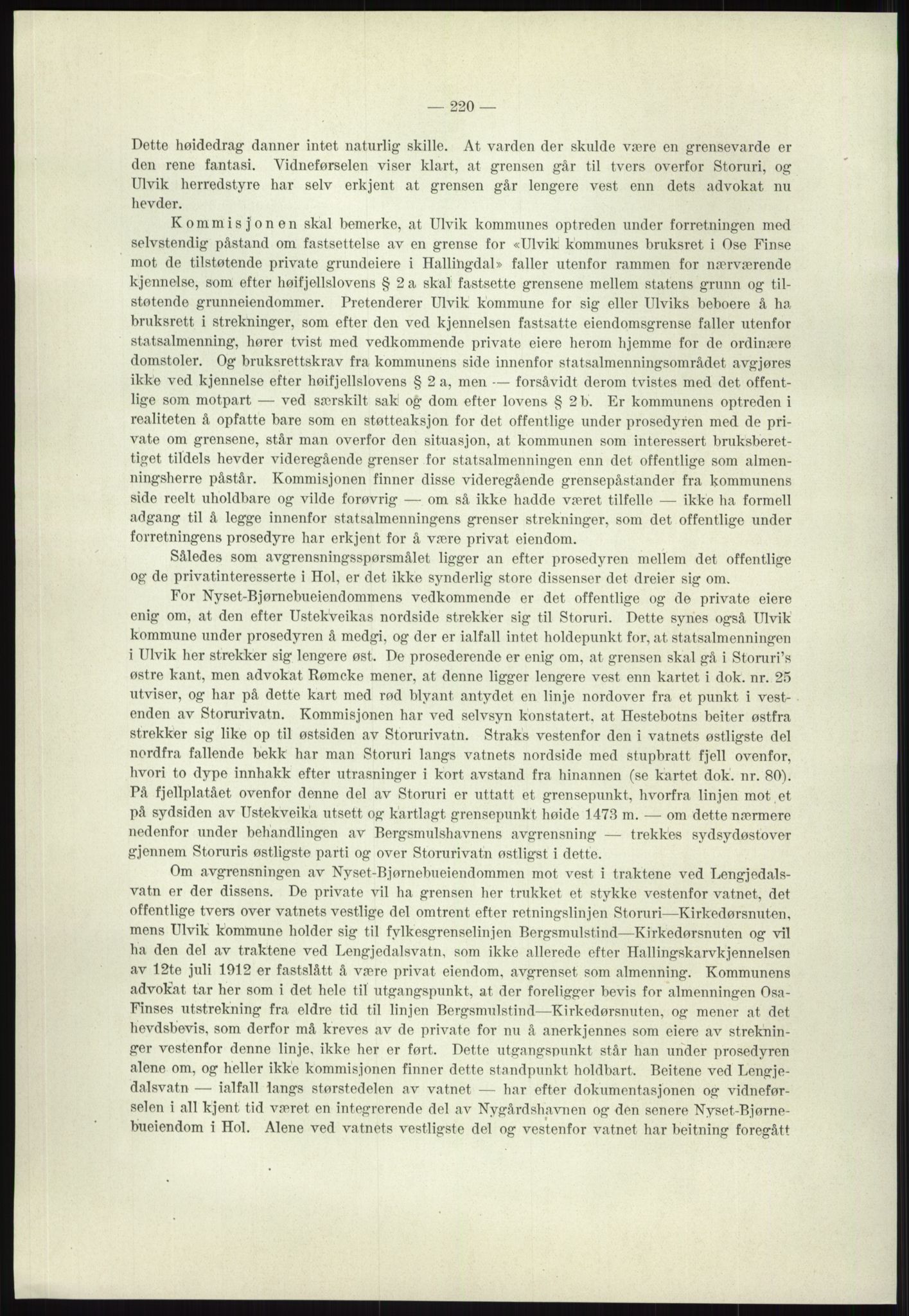 Høyfjellskommisjonen, AV/RA-S-1546/X/Xa/L0001: Nr. 1-33, 1909-1953, p. 826