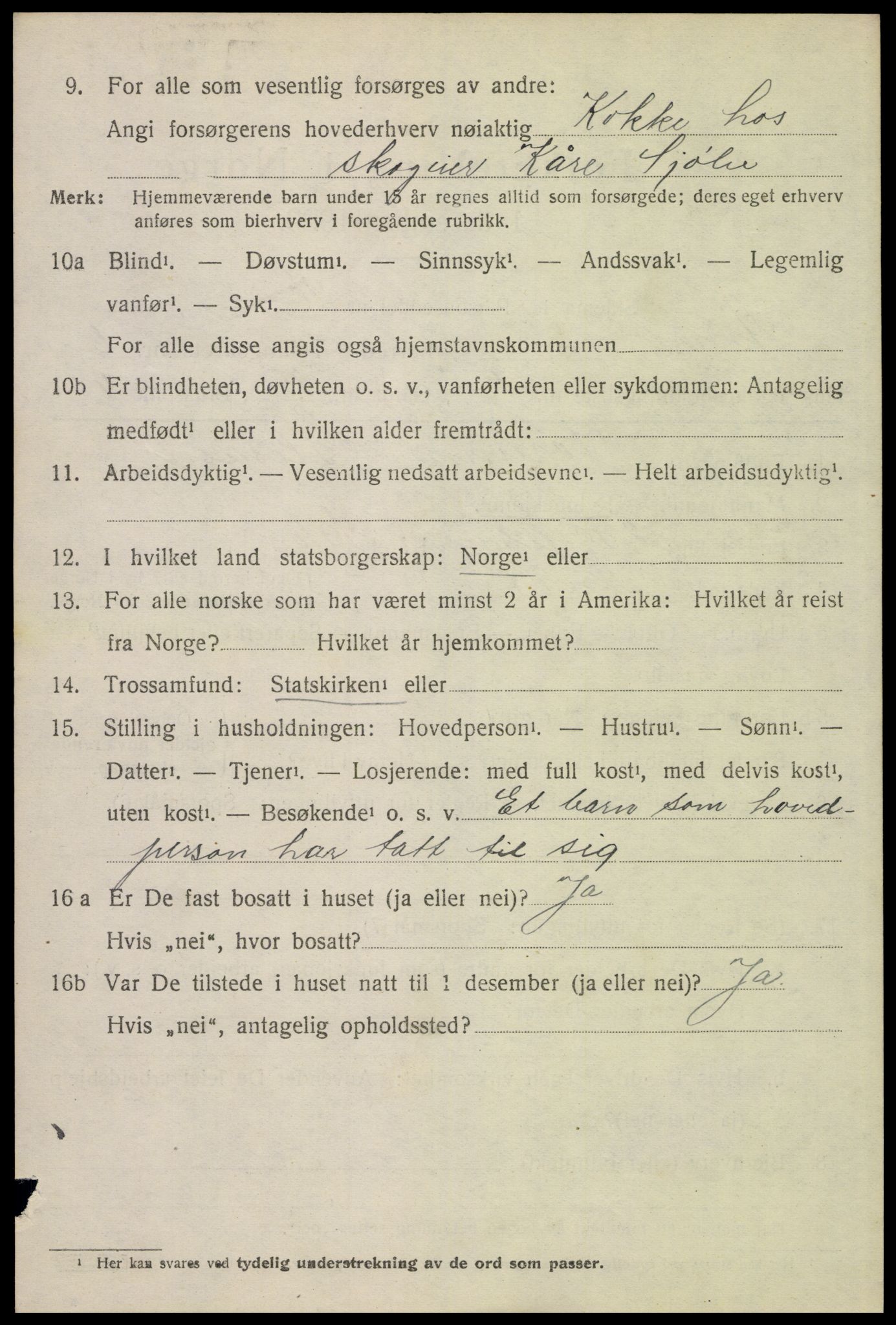 SAH, 1920 census for Åmot, 1920, p. 7300