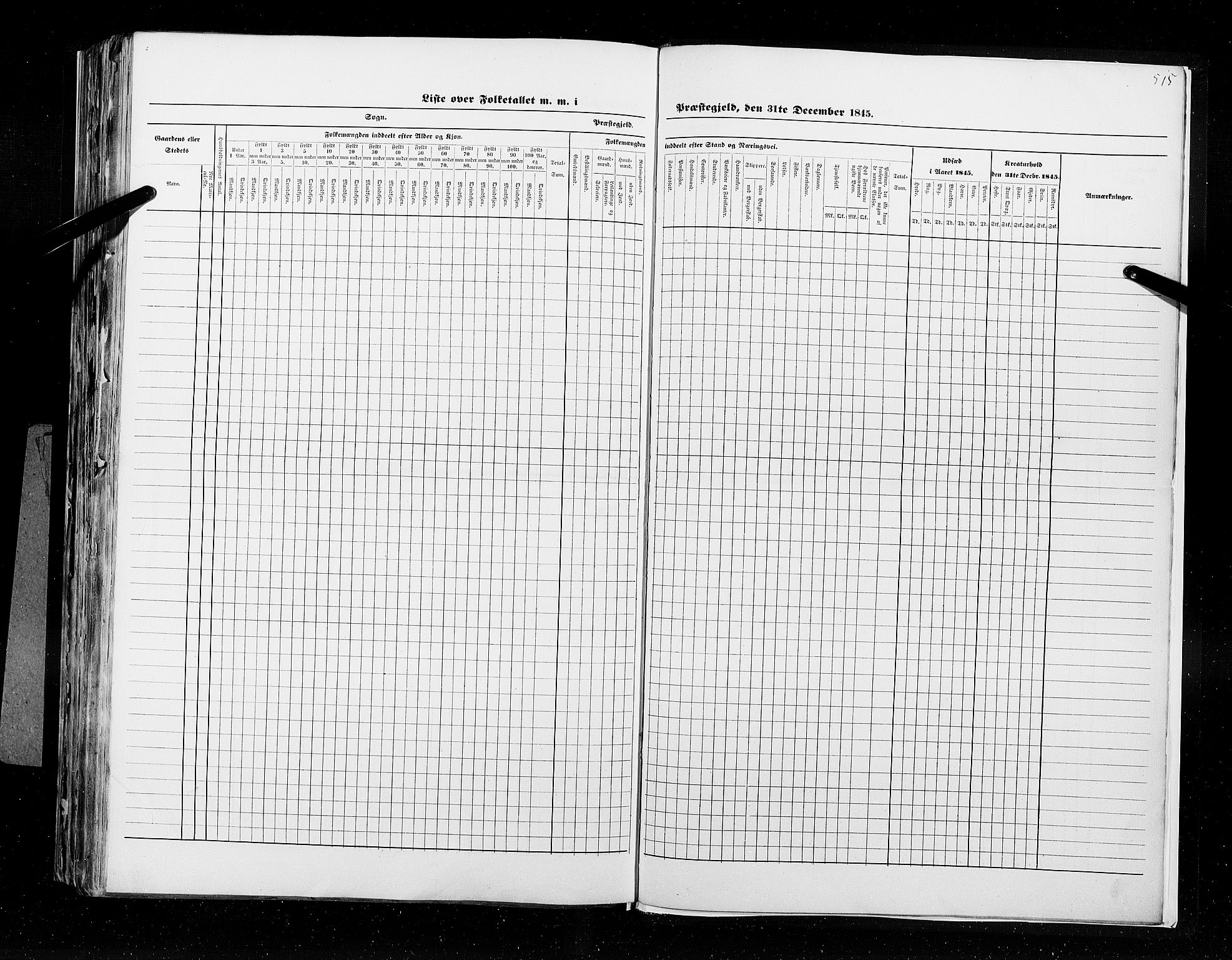 RA, Census 1845, vol. 9B: Nordland amt, 1845, p. 515