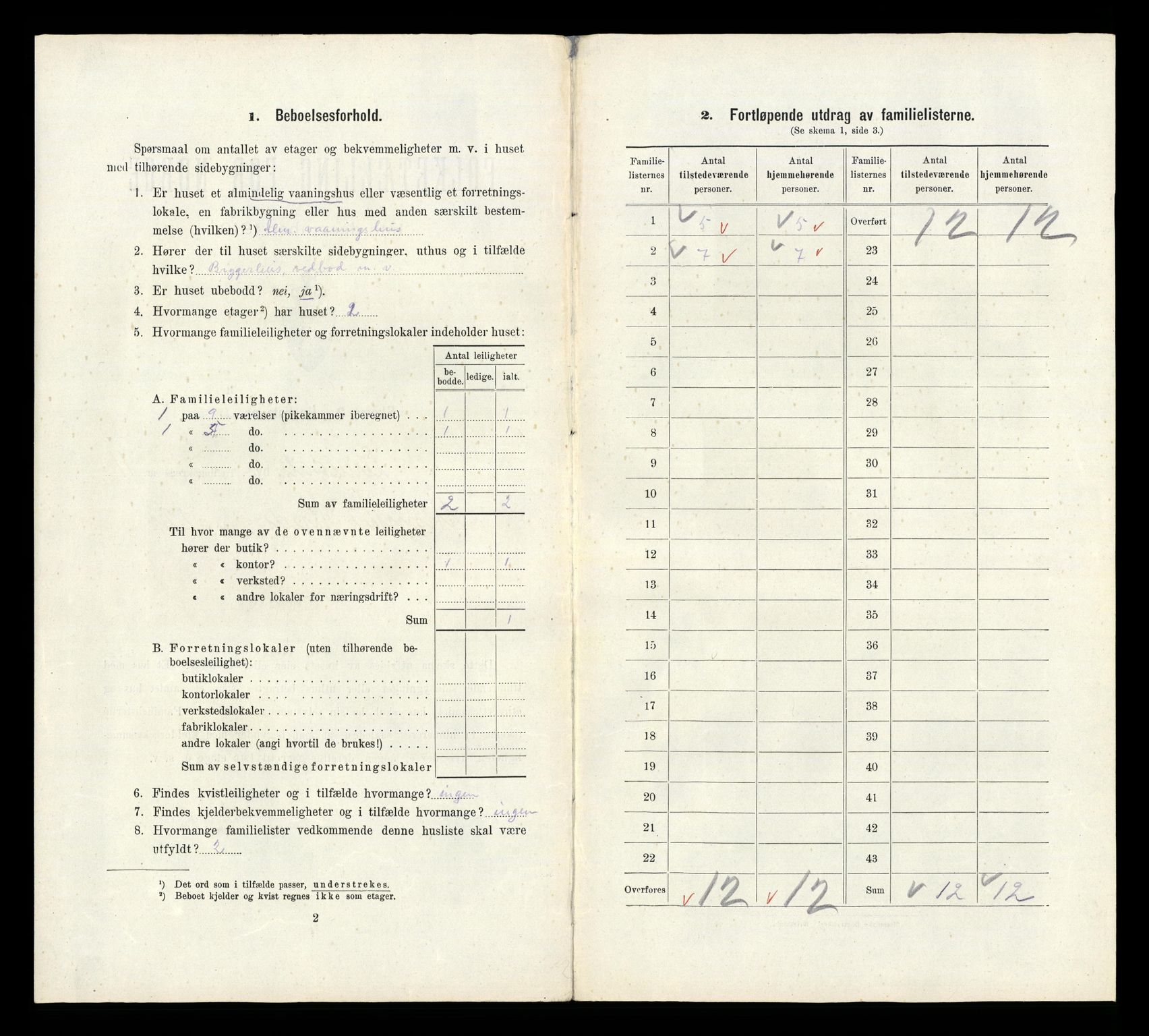 RA, 1910 census for Arendal, 1910, p. 3958