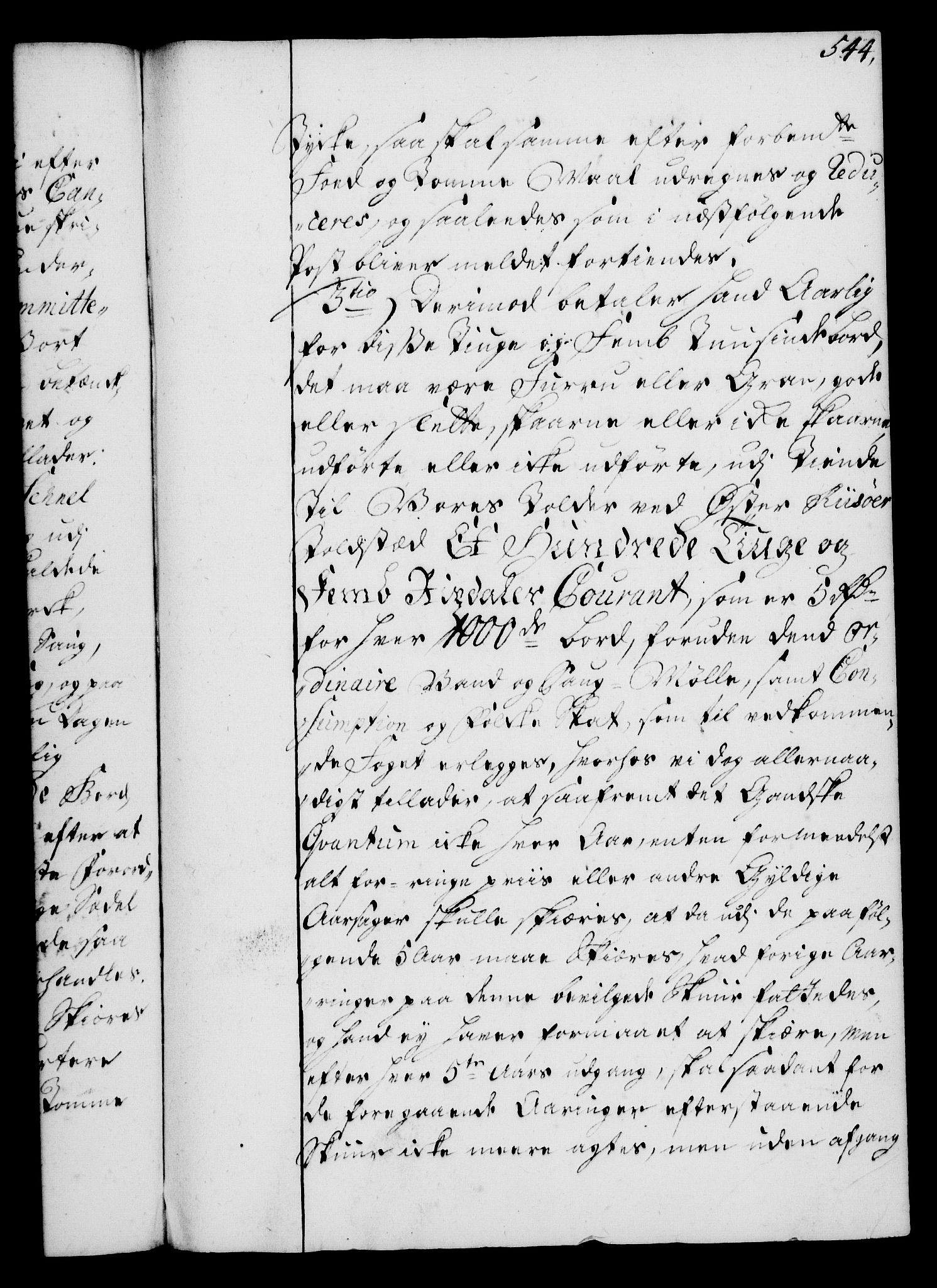 Rentekammeret, Kammerkanselliet, RA/EA-3111/G/Gg/Gga/L0004: Norsk ekspedisjonsprotokoll med register (merket RK 53.4), 1734-1741, p. 544
