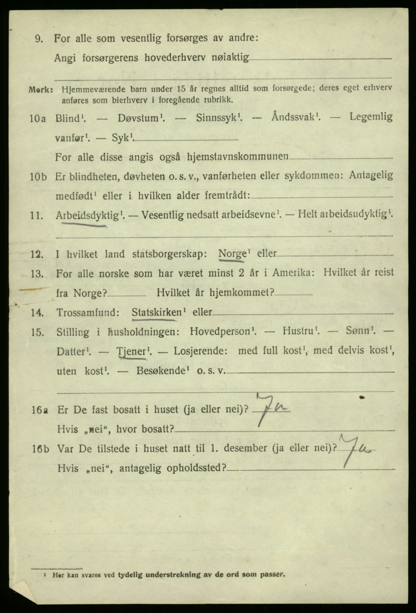 SAB, 1920 census for Fana, 1920, p. 17966