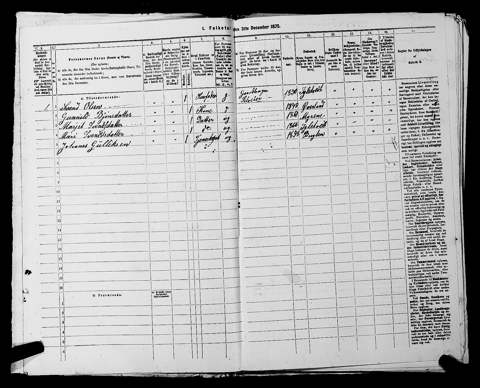 SAKO, 1875 census for 0828P Seljord, 1875, p. 327