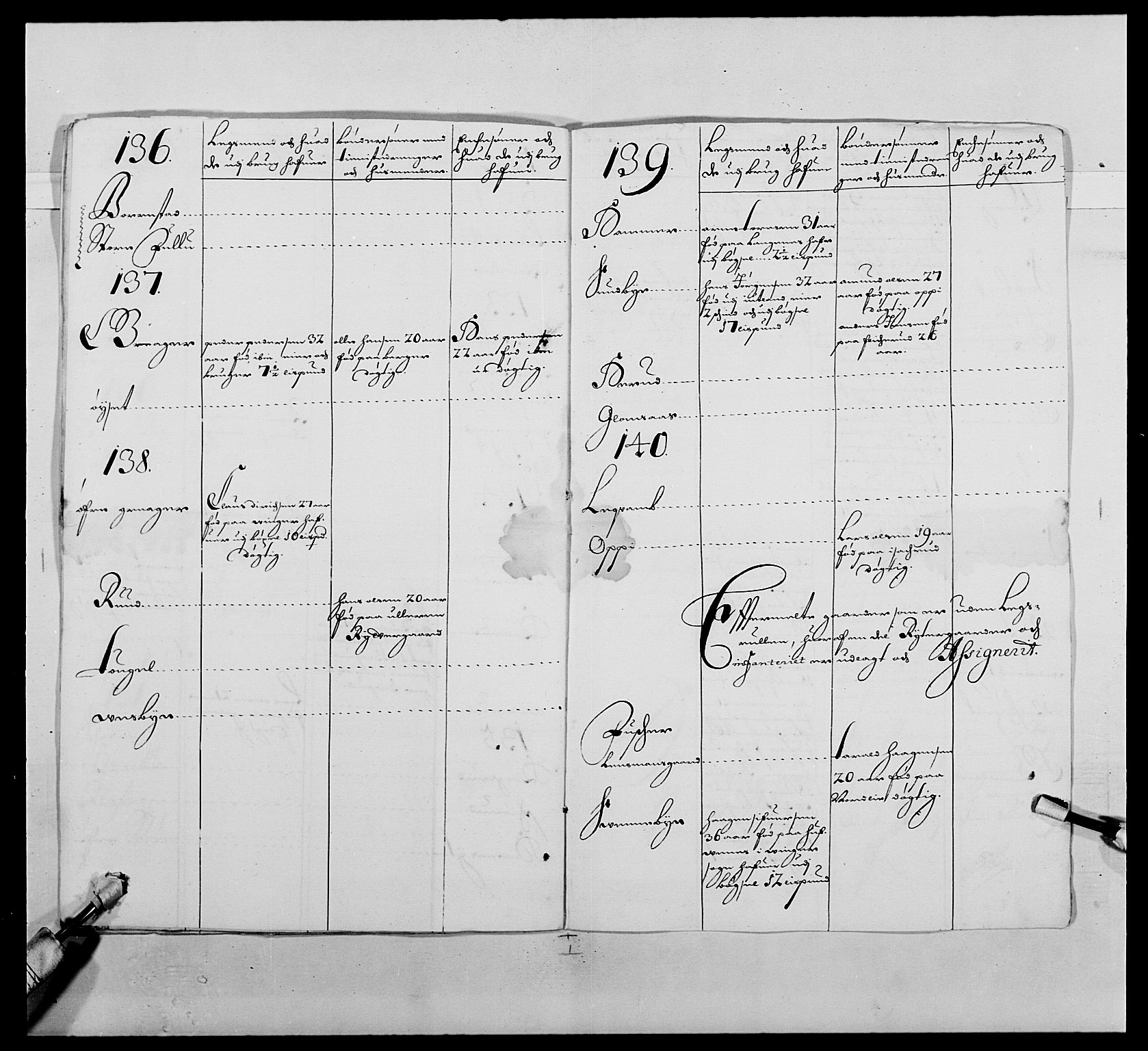 Kommanderende general (KG I) med Det norske krigsdirektorium, AV/RA-EA-5419/E/Ea/L0485: Akershusiske regiment, 1697-1706, p. 416